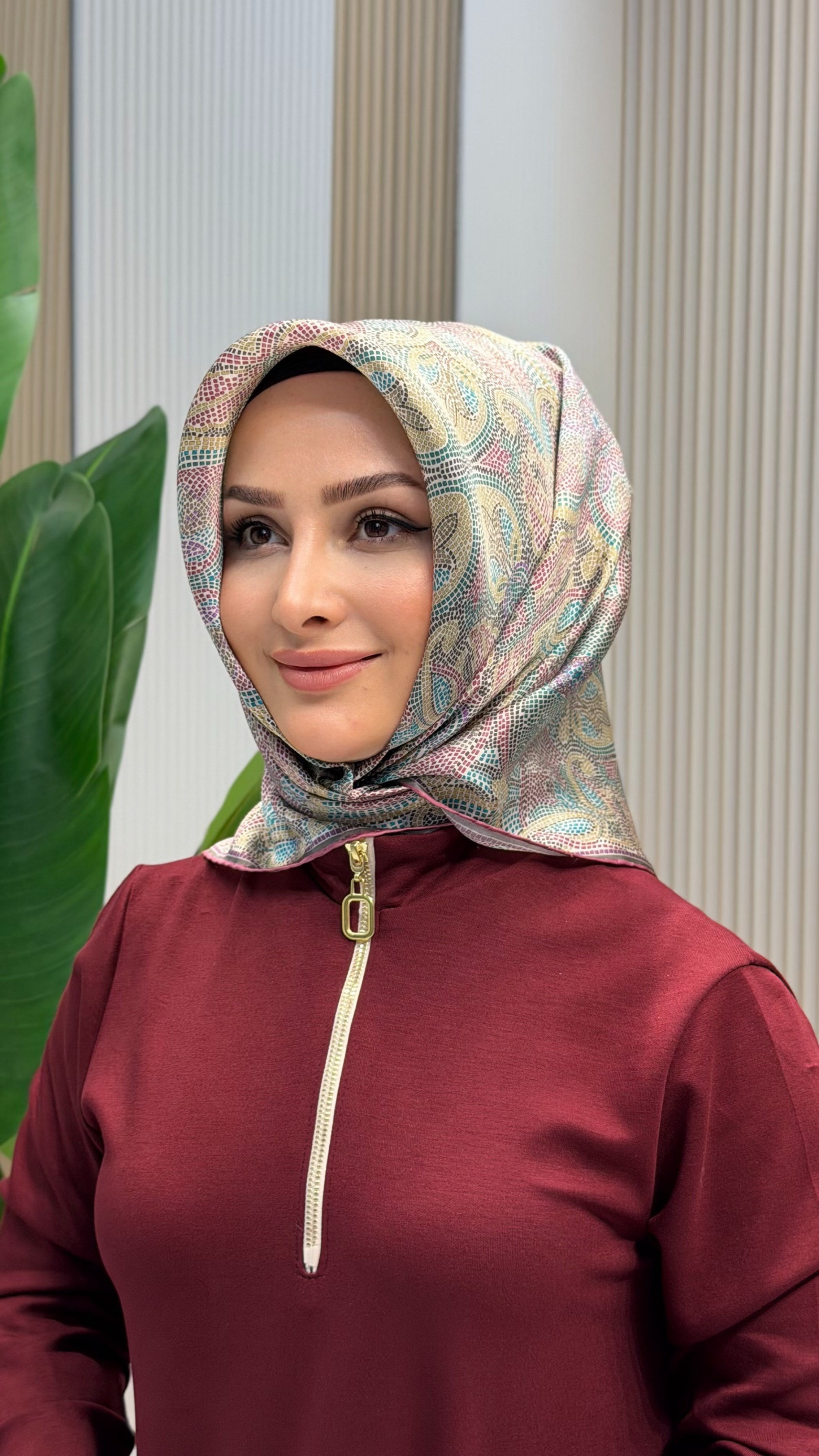 ARMINE TWILL İPEK EŞARP - 9540-85