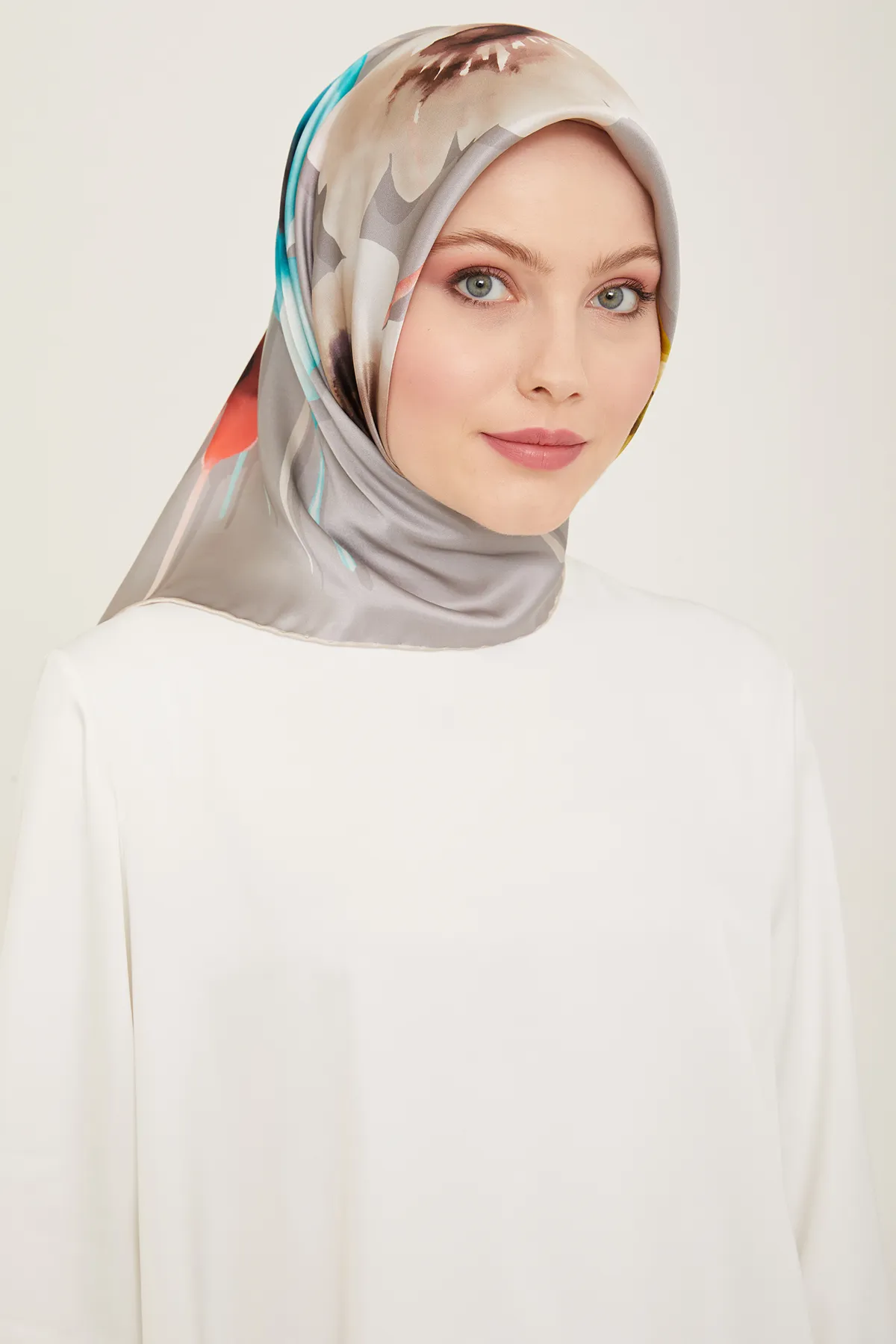 ARMİNE TWILL SAF İPEK EŞARP 9105D 