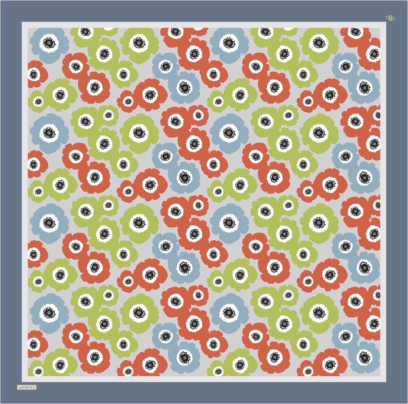 ARMİNE TWILL SAF İPEK EŞARP 9106D 