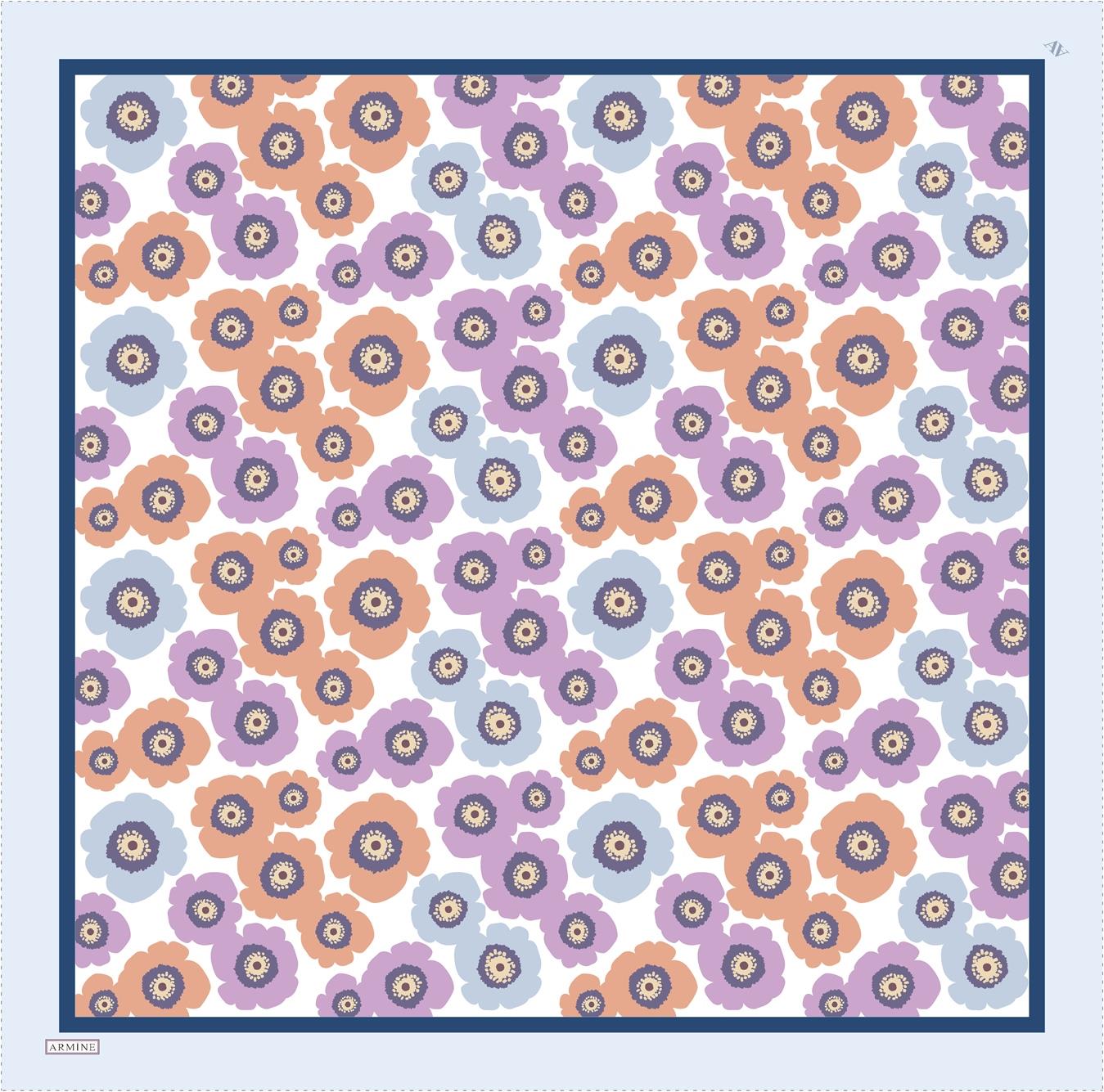 ARMİNE TWILL SAF İPEK EŞARP 9106D 