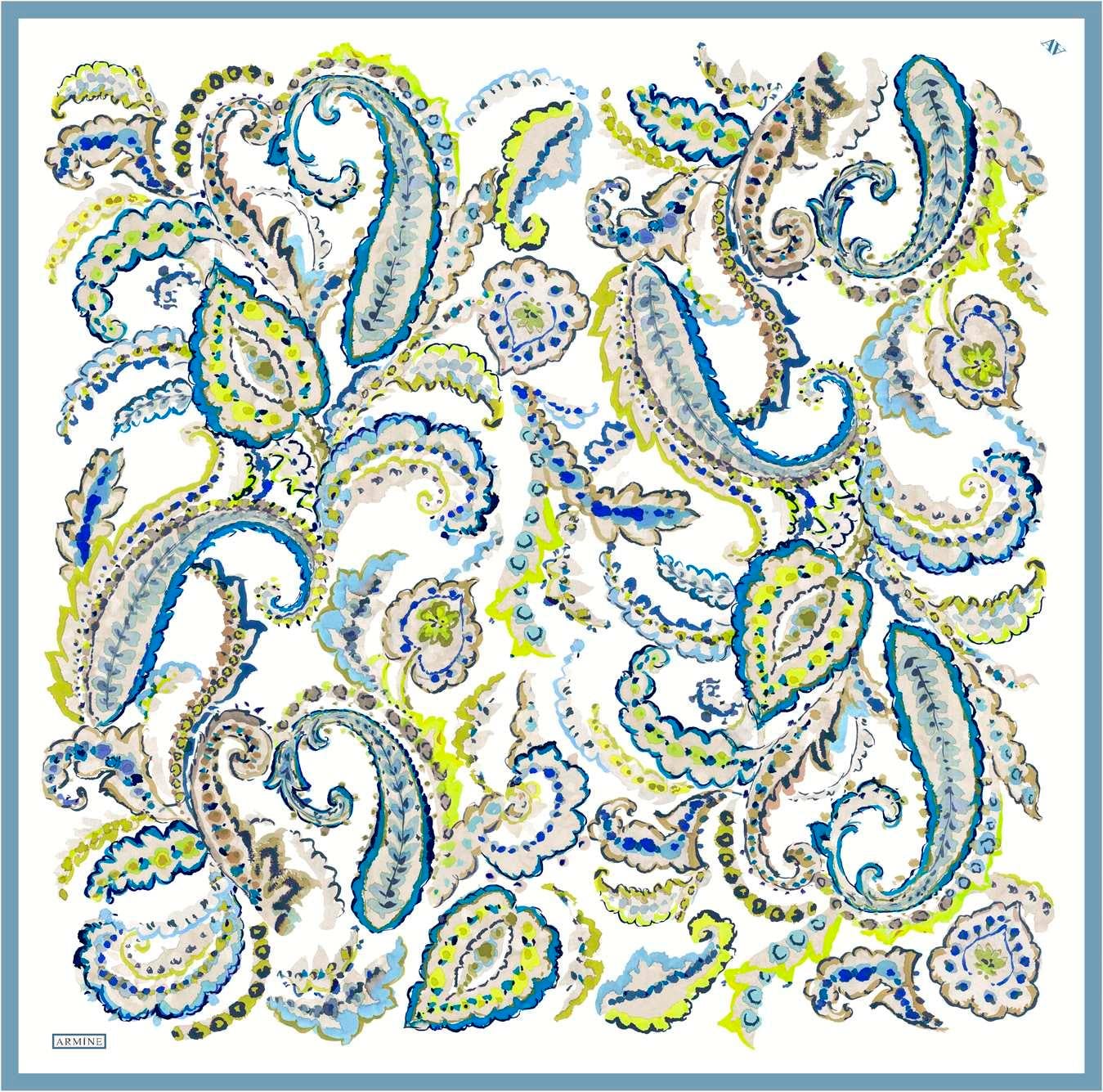 ARMİNE TWILL SAF İPEK EŞARP 9130D 