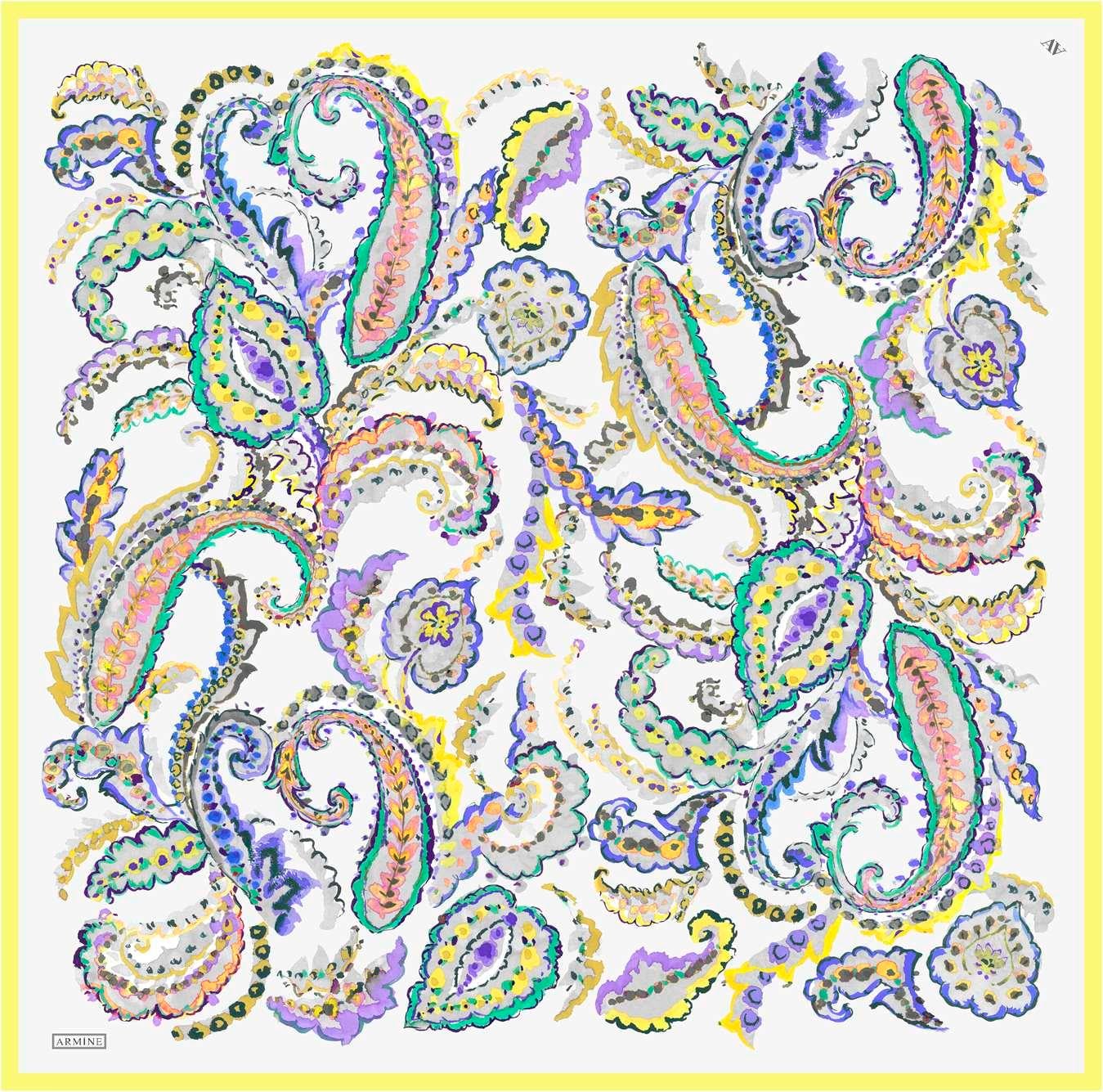 ARMİNE TWILL SAF İPEK EŞARP 9130D 