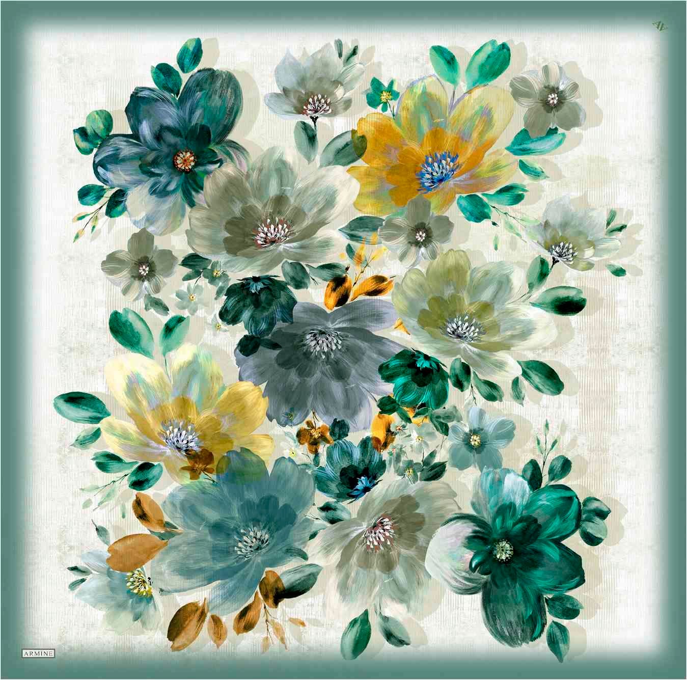 ARMİNE TWILL SAF İPEK EŞARP 9133D 