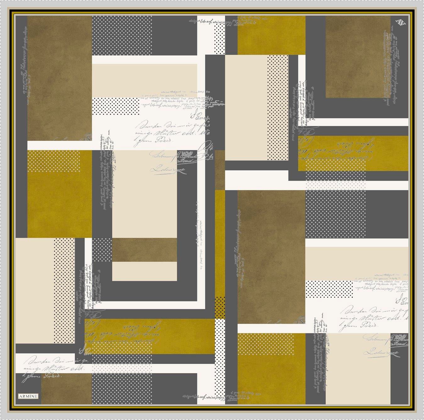 ARMİNE TWILL SAF İPEK EŞARP 9138D 
