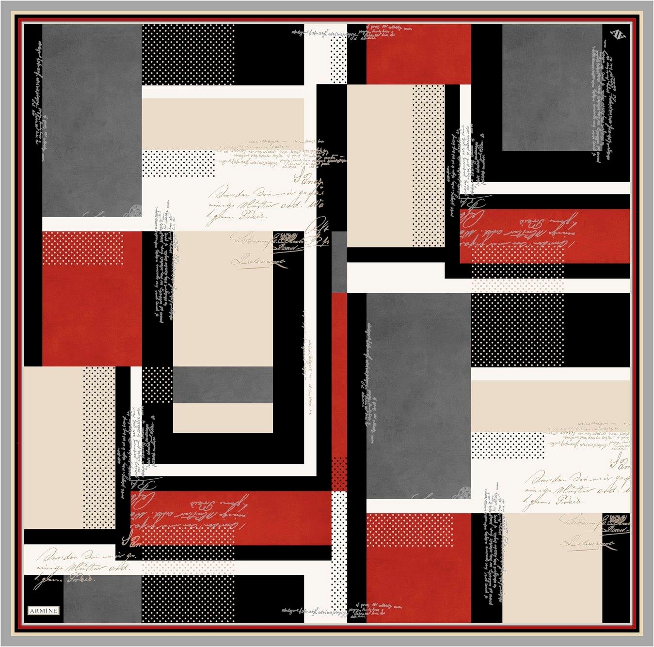 ARMİNE TWILL SAF İPEK EŞARP 9138D 