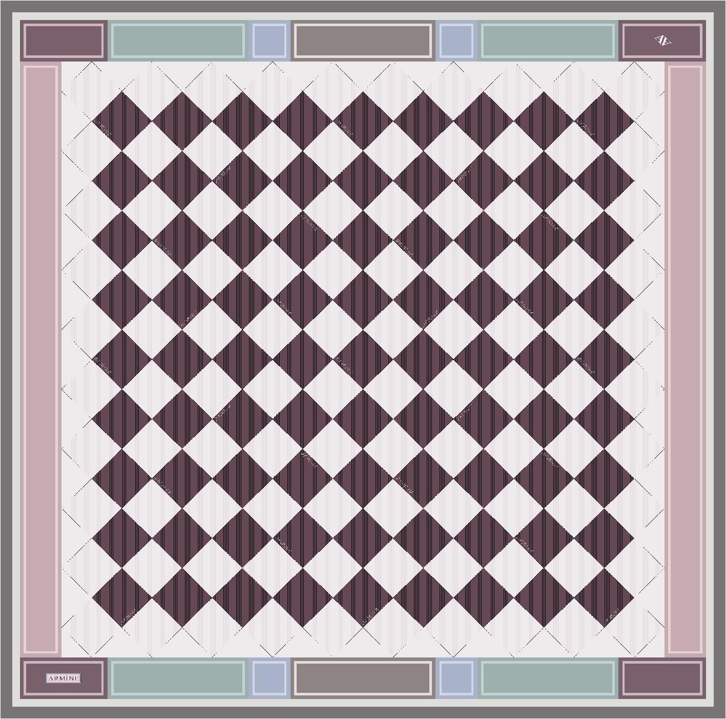 ARMİNE TWILL SAF İPEK EŞARP 9139D 