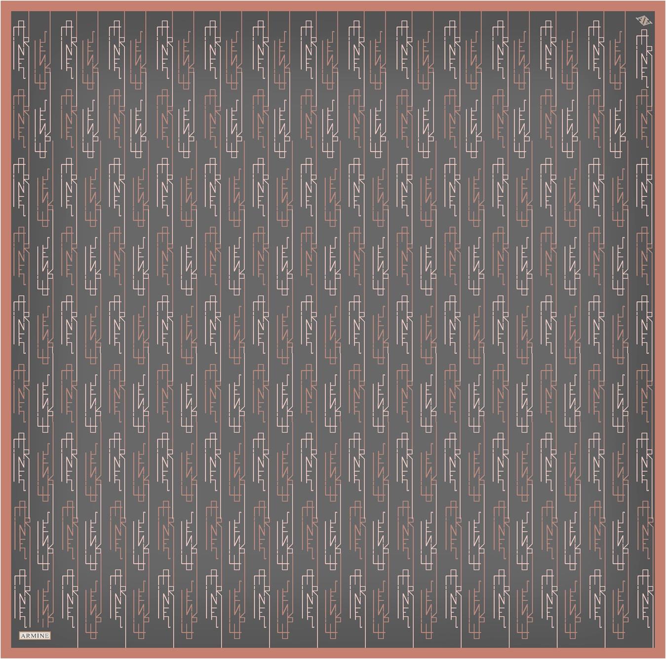 ARMİNE TWILL SAF İPEK EŞARP 9142D 