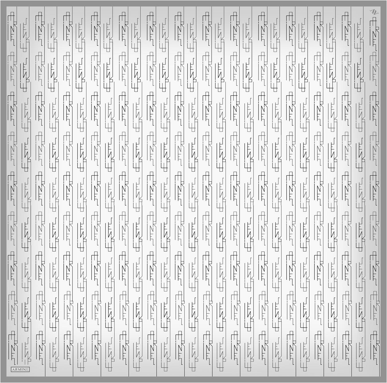 ARMİNE TWILL SAF İPEK EŞARP 9142D 