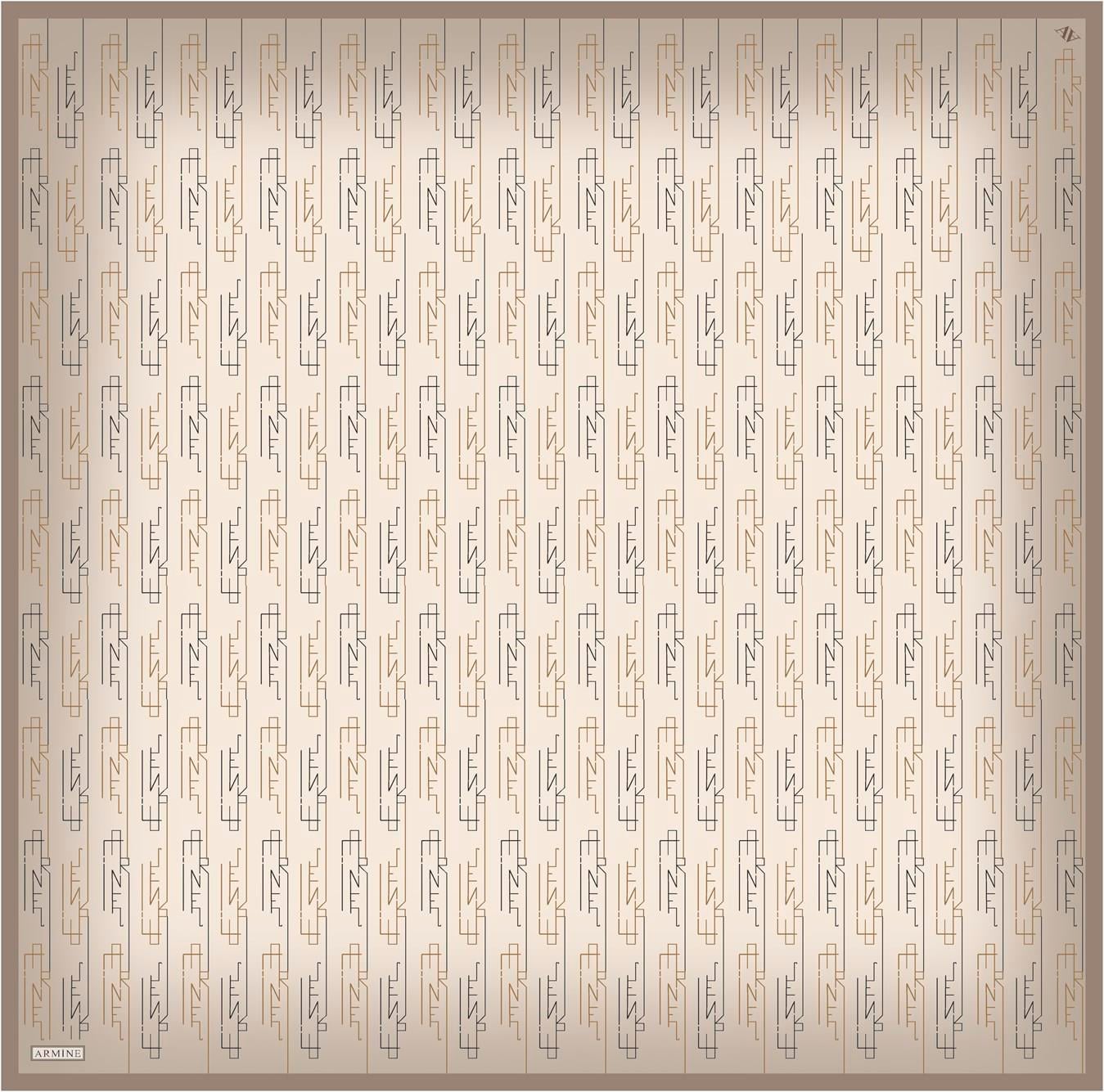 ARMİNE TWILL SAF İPEK EŞARP 9142D 