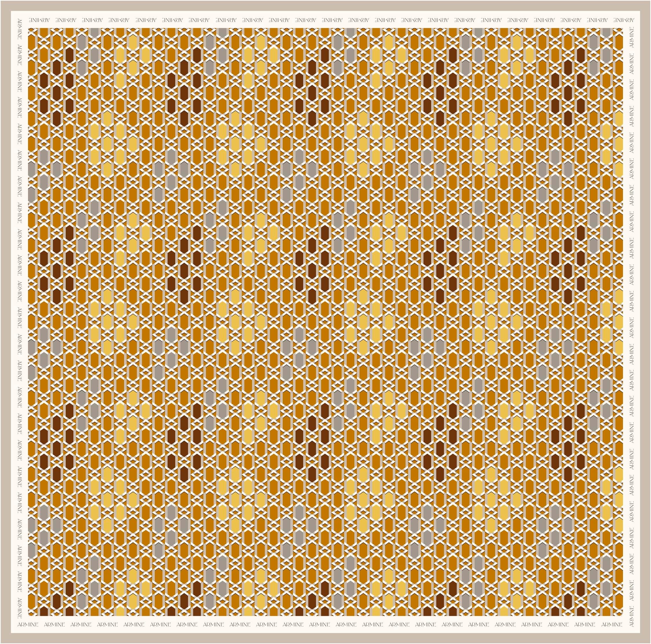 ARMİNE TWILL SAF İPEK EŞARP 9144D 