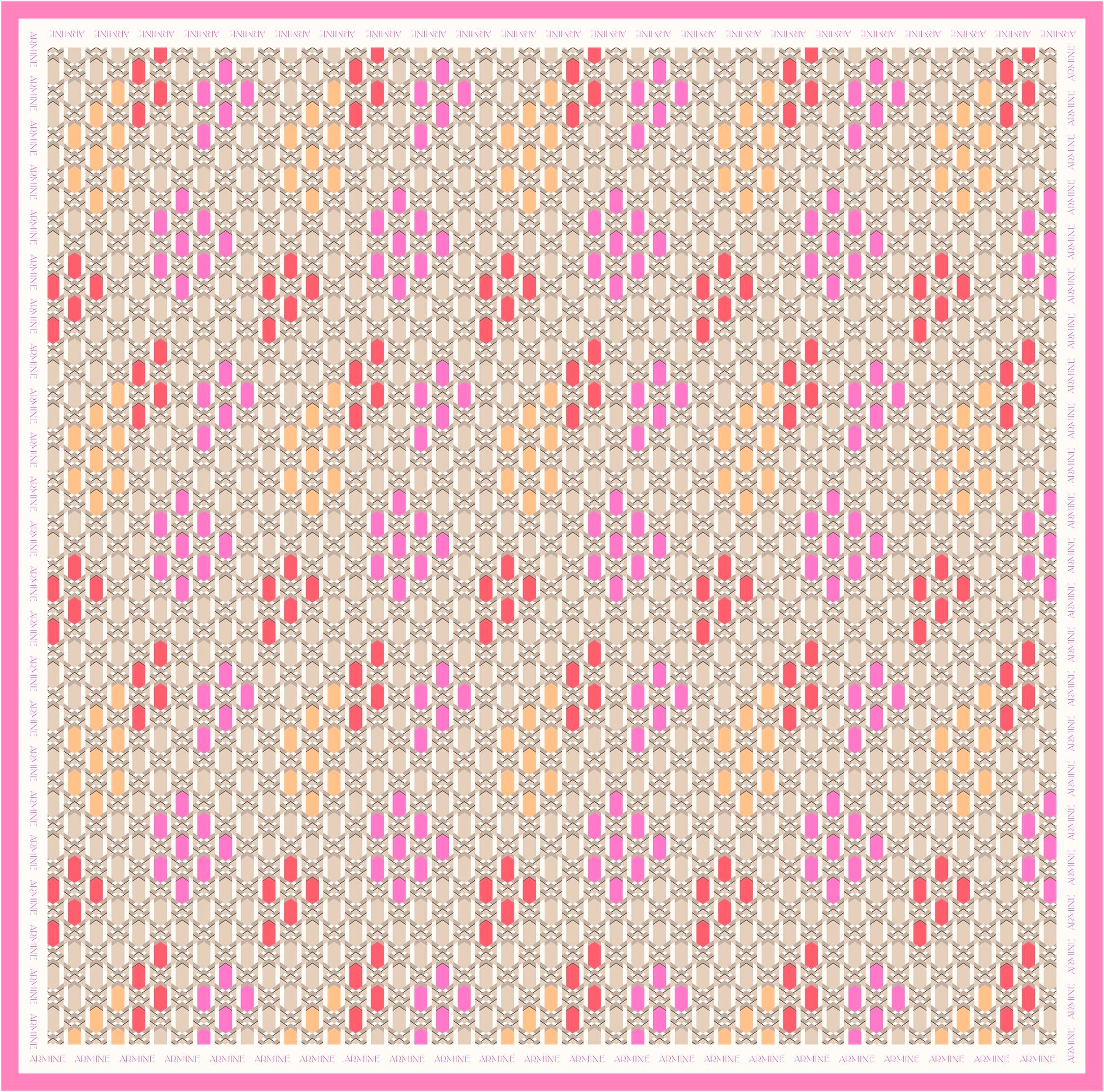 ARMİNE TWILL SAF İPEK EŞARP 9144D 