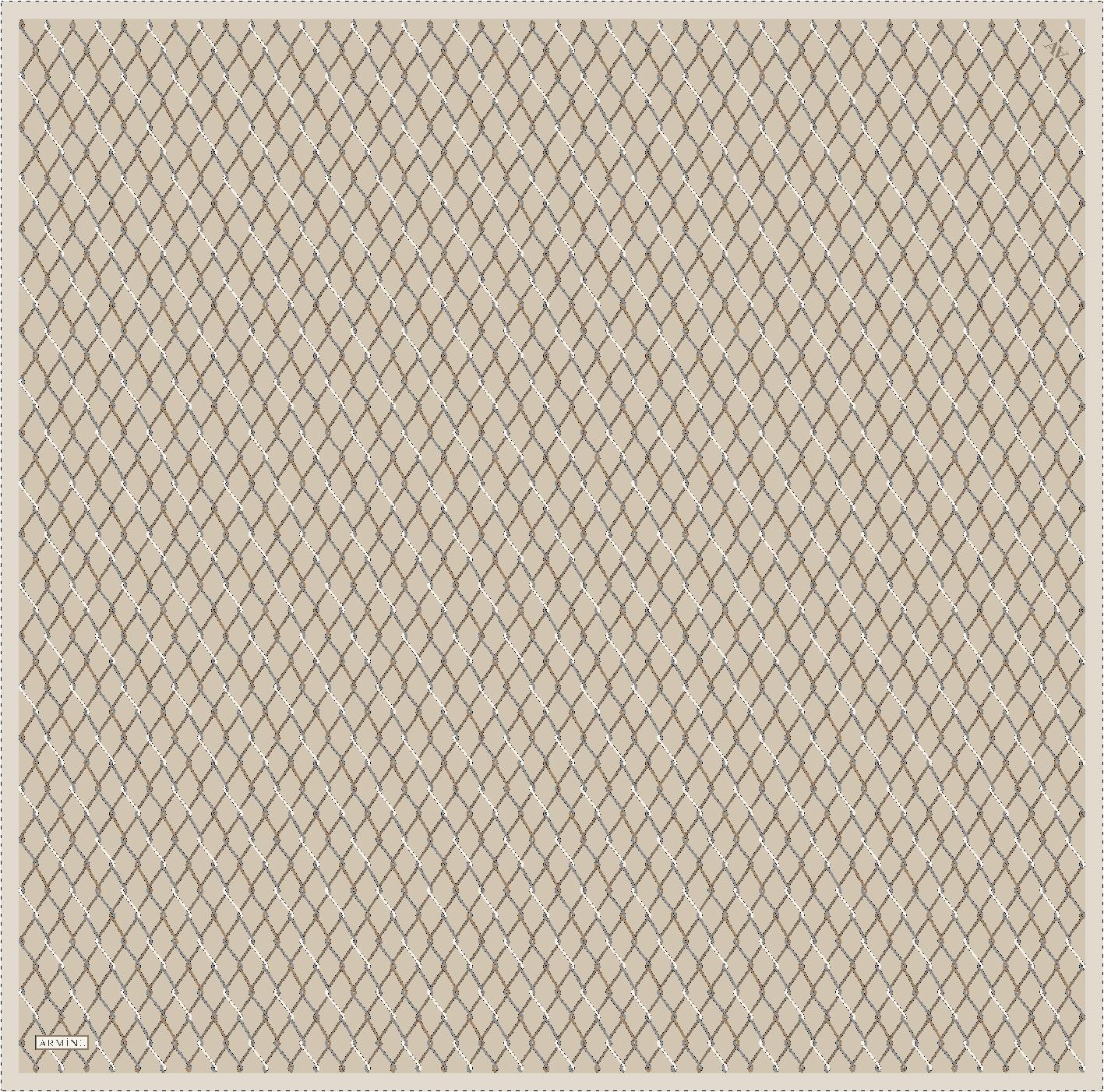 ARMİNE TWILL SAF İPEK EŞARP 9152D 
