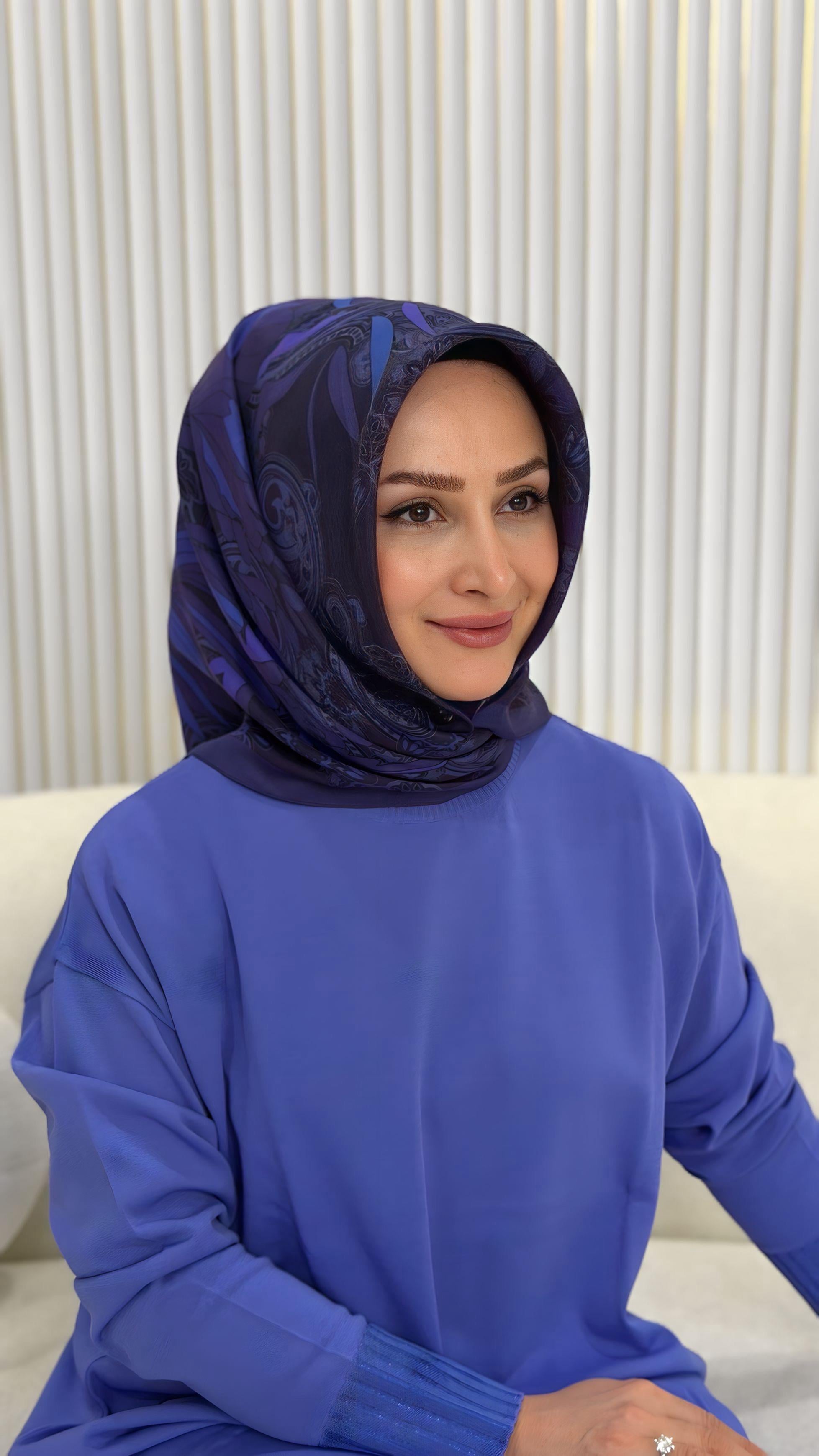 ED SCARF VİSKON FLOŞ EŞARP- ED0013