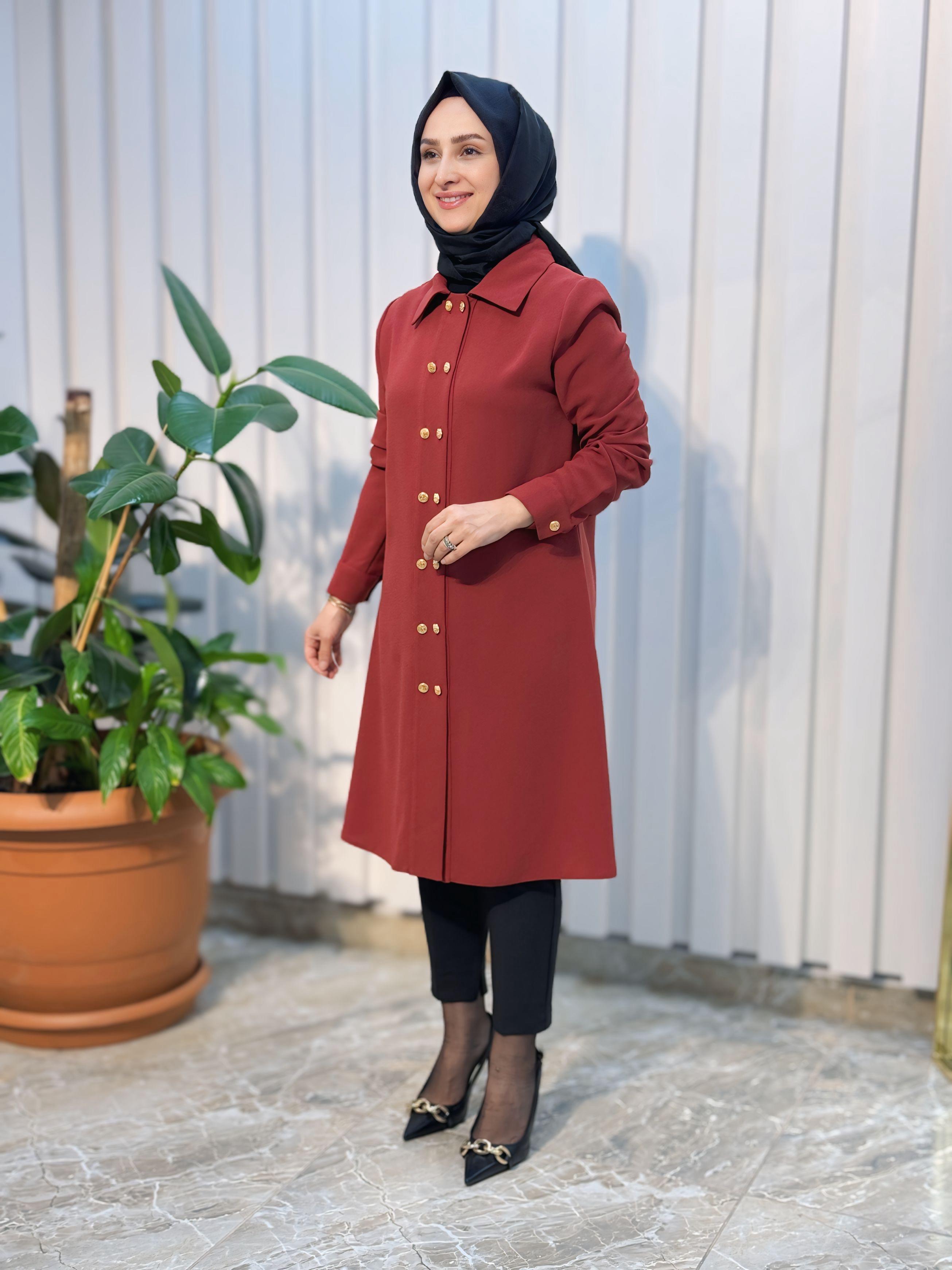 HAYA BLEZIR DÜĞMELİ TUNİK -1330
