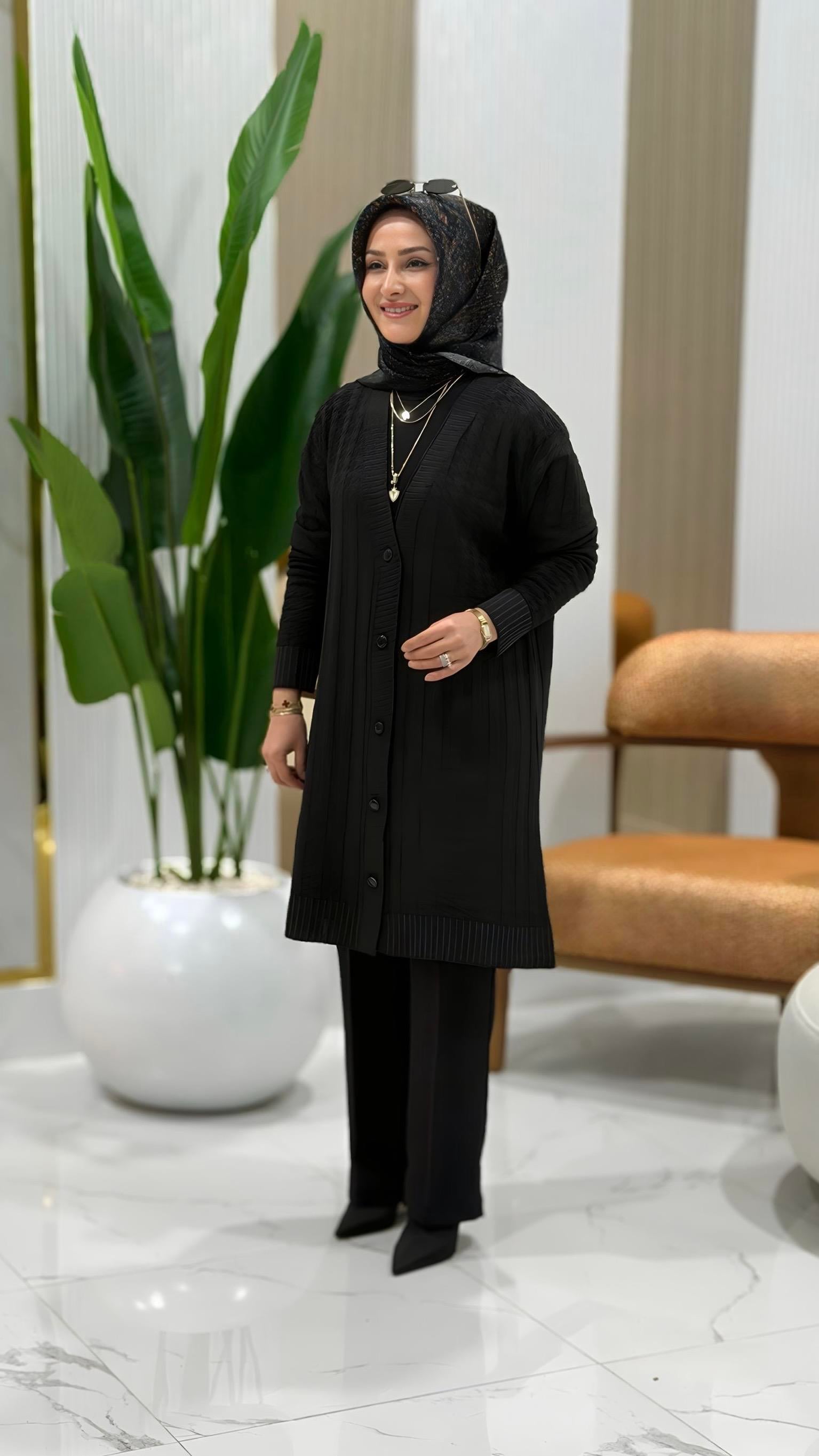 KADO SİMLİ HIRKA SİYAH - 2725094