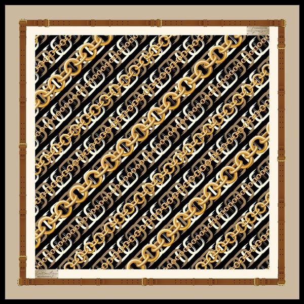 LA BOUTIQUE 1919 SURA İPEK EŞARP - 01 - 90X90