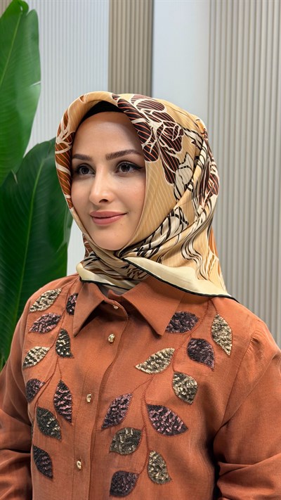 AKER SURA İPEK EŞARP -9162701-313