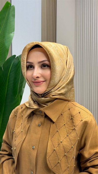 ARMİNE SURA İPEK EŞARP- 9537-02