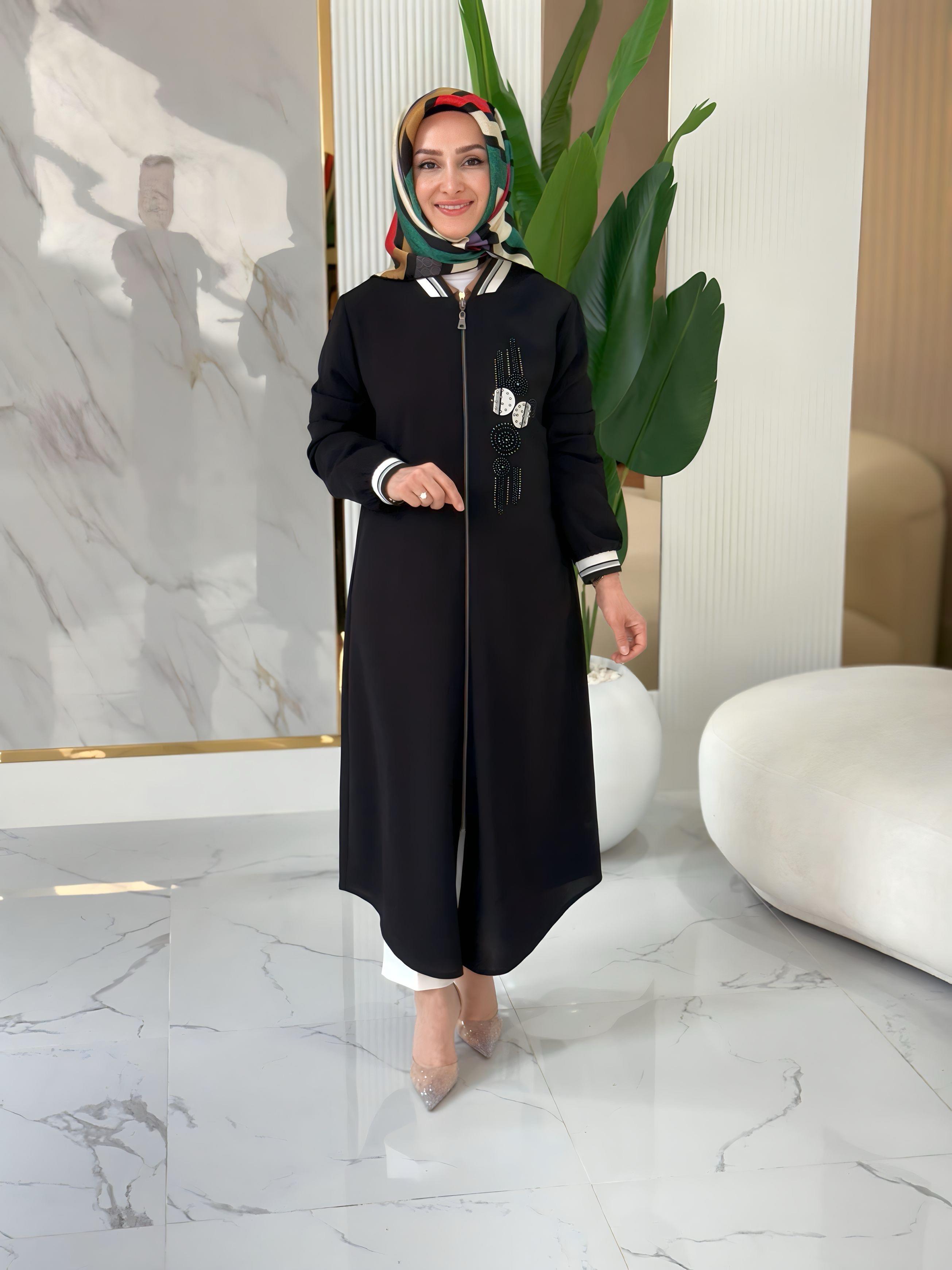 ゆり③ Kadın Deri Kahverengi Fermuarlı Omuz Çantası