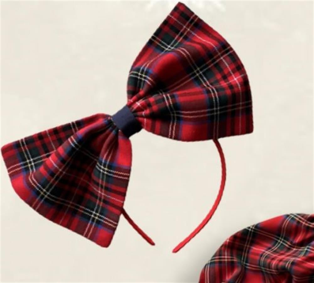 Ekose Çocuk Saç Aksesuarı