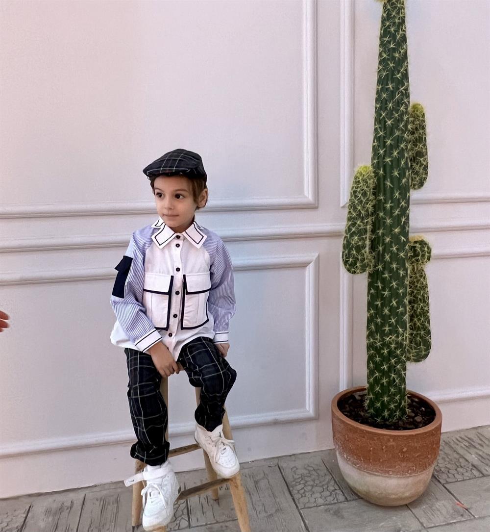 Erkek Çocuk Ekose Pantolon