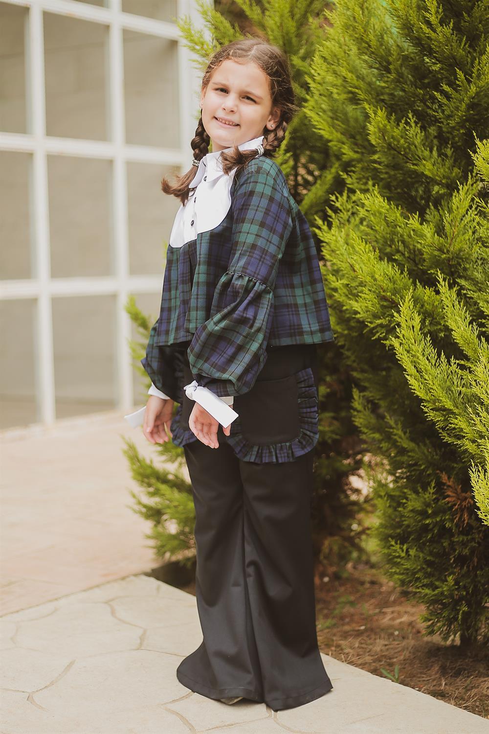 Gömlek Detaylı Bluz