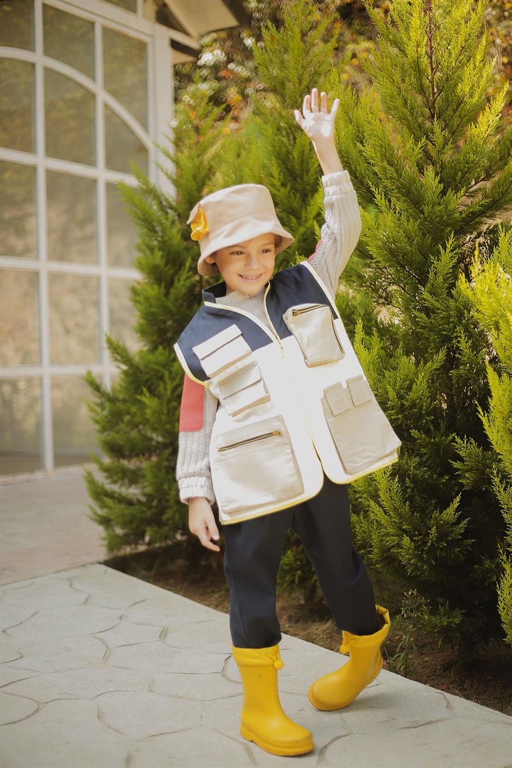 Cepli Polar Çocuk Yelek