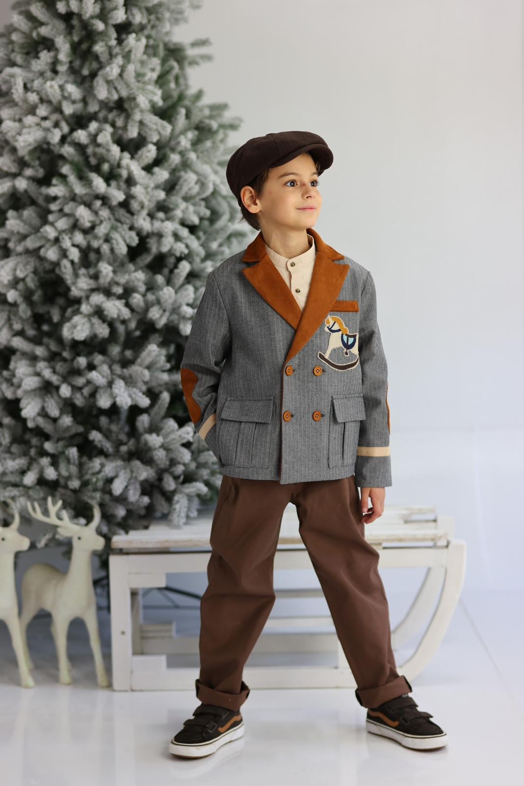 Kahverengi Kadife Pantolon 