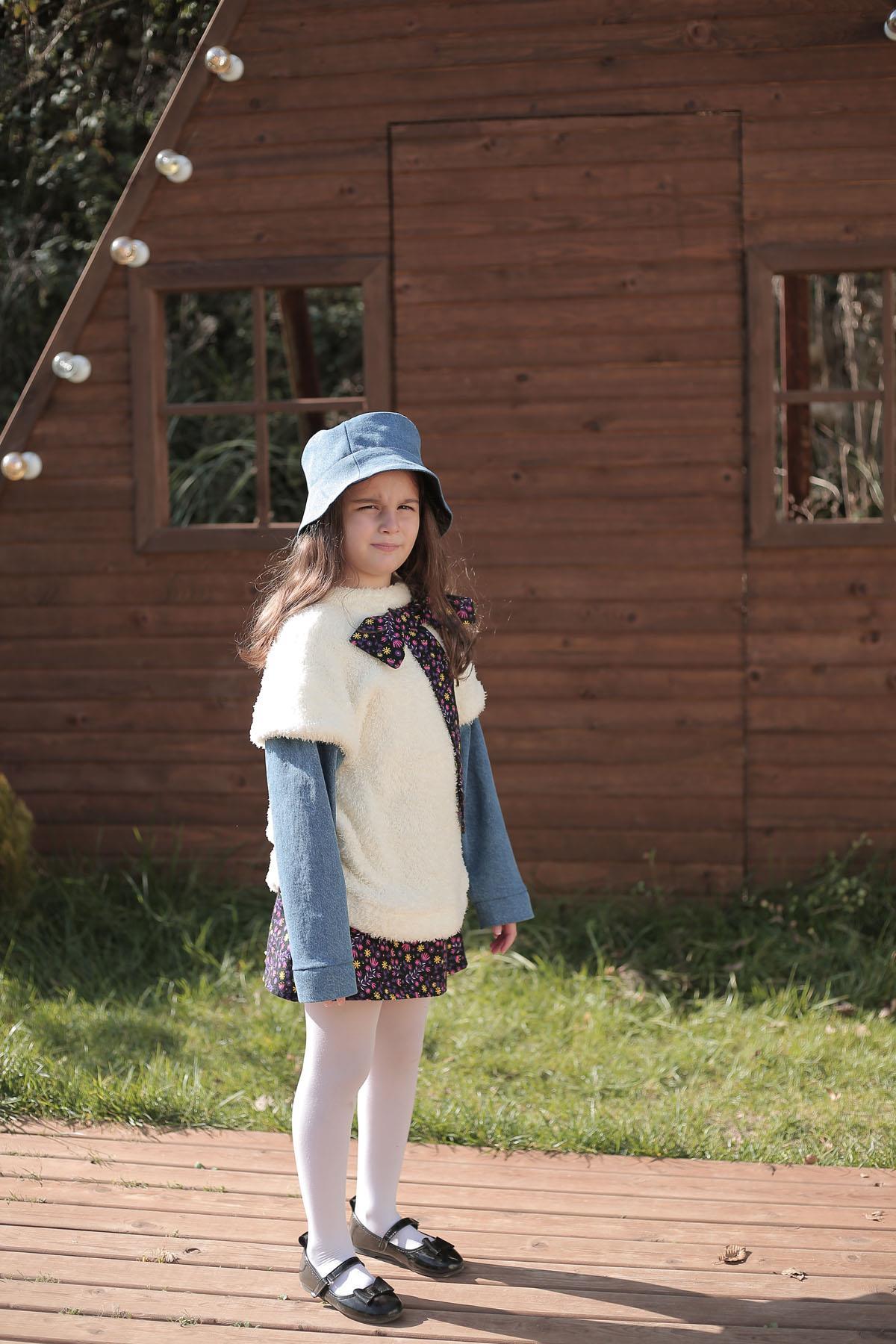 Teddy Denim Garnili Sweat