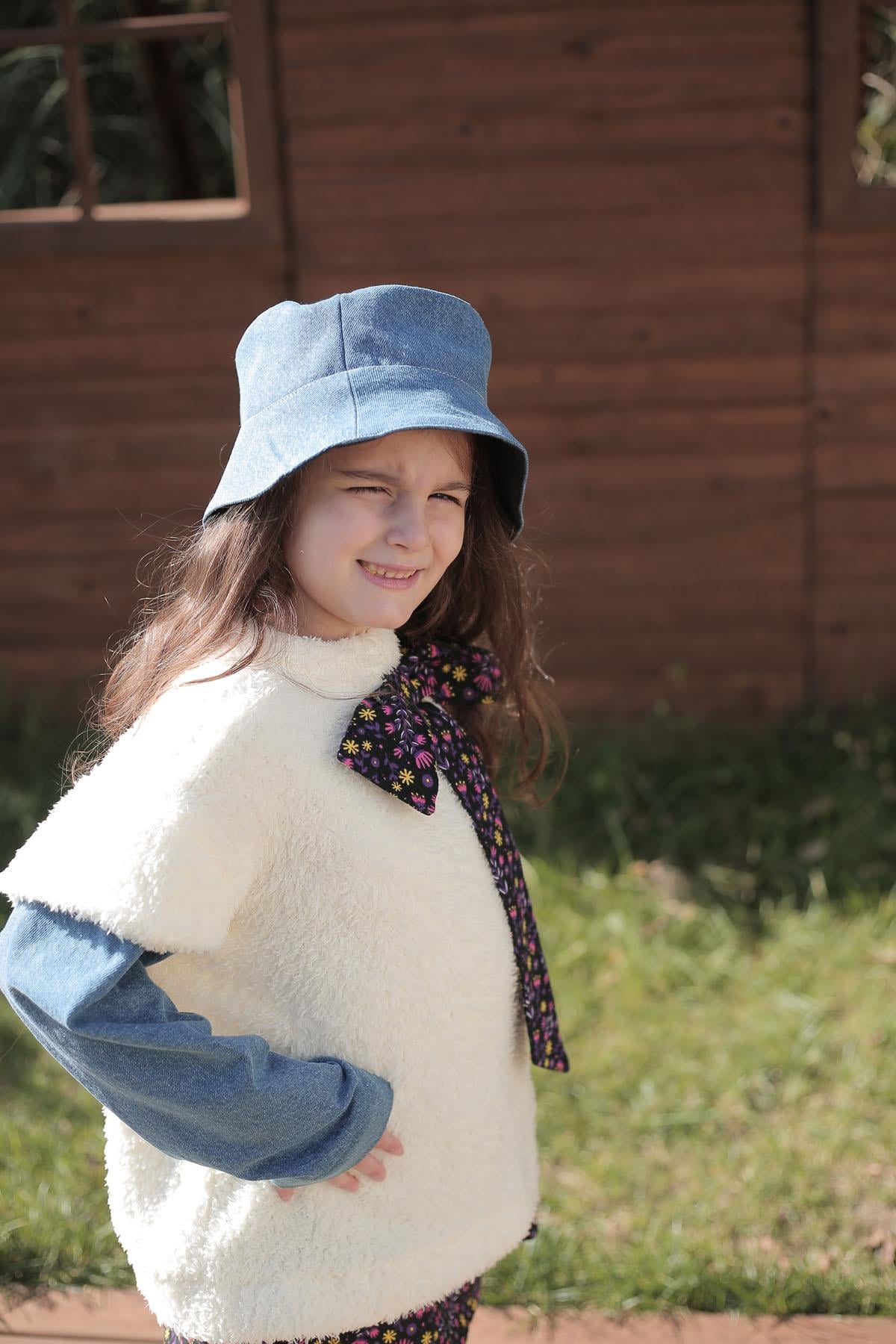 Teddy Denim Garnili Sweat