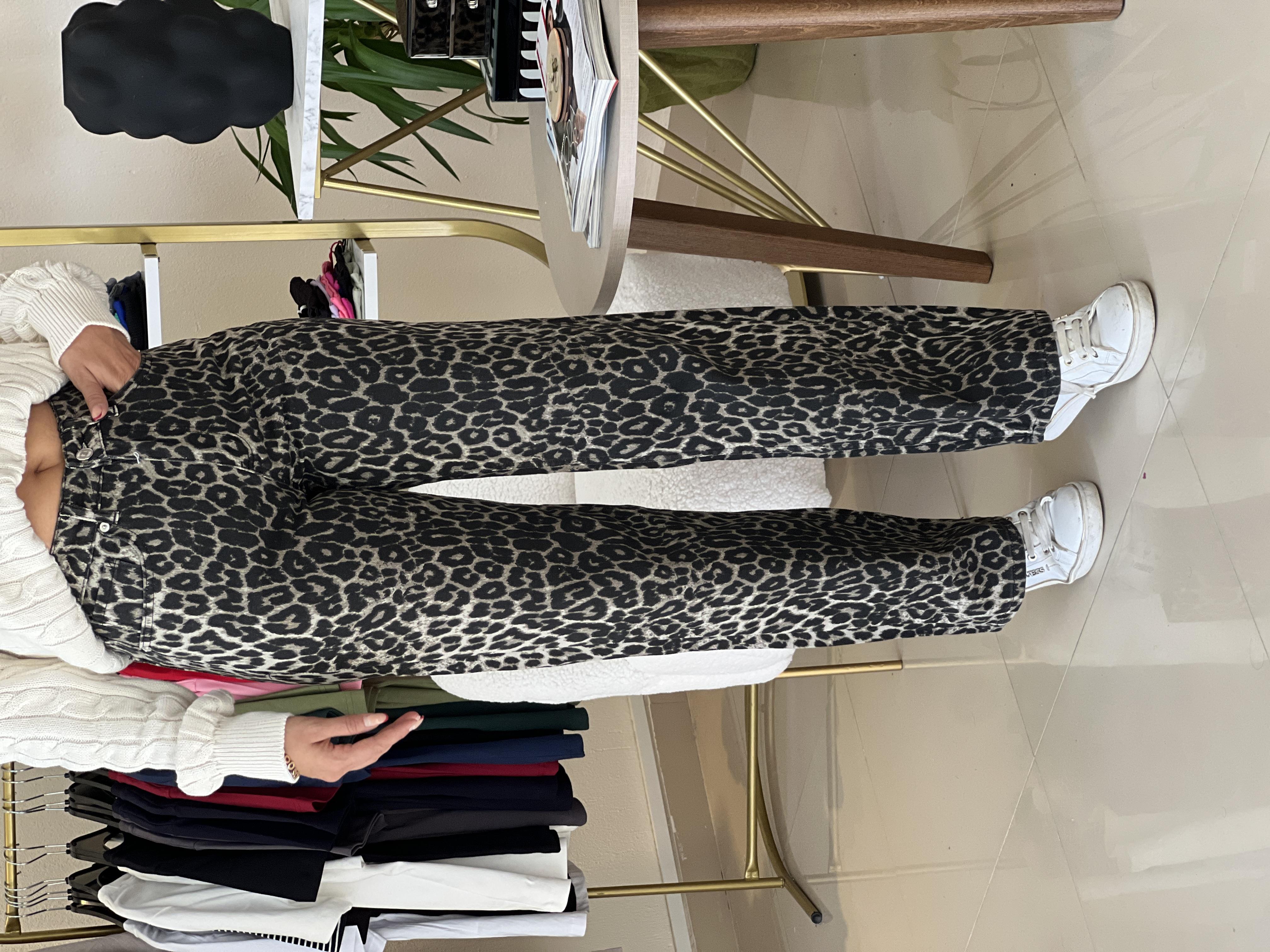 0013 LEOPAR DESENLİ PANTOLON