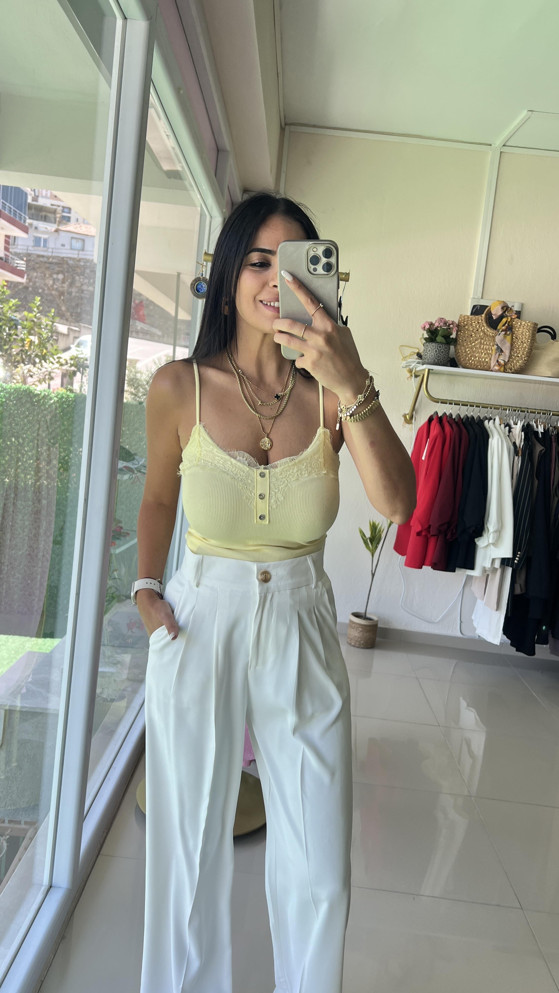 16893 DANTELLİ ATLET SARI