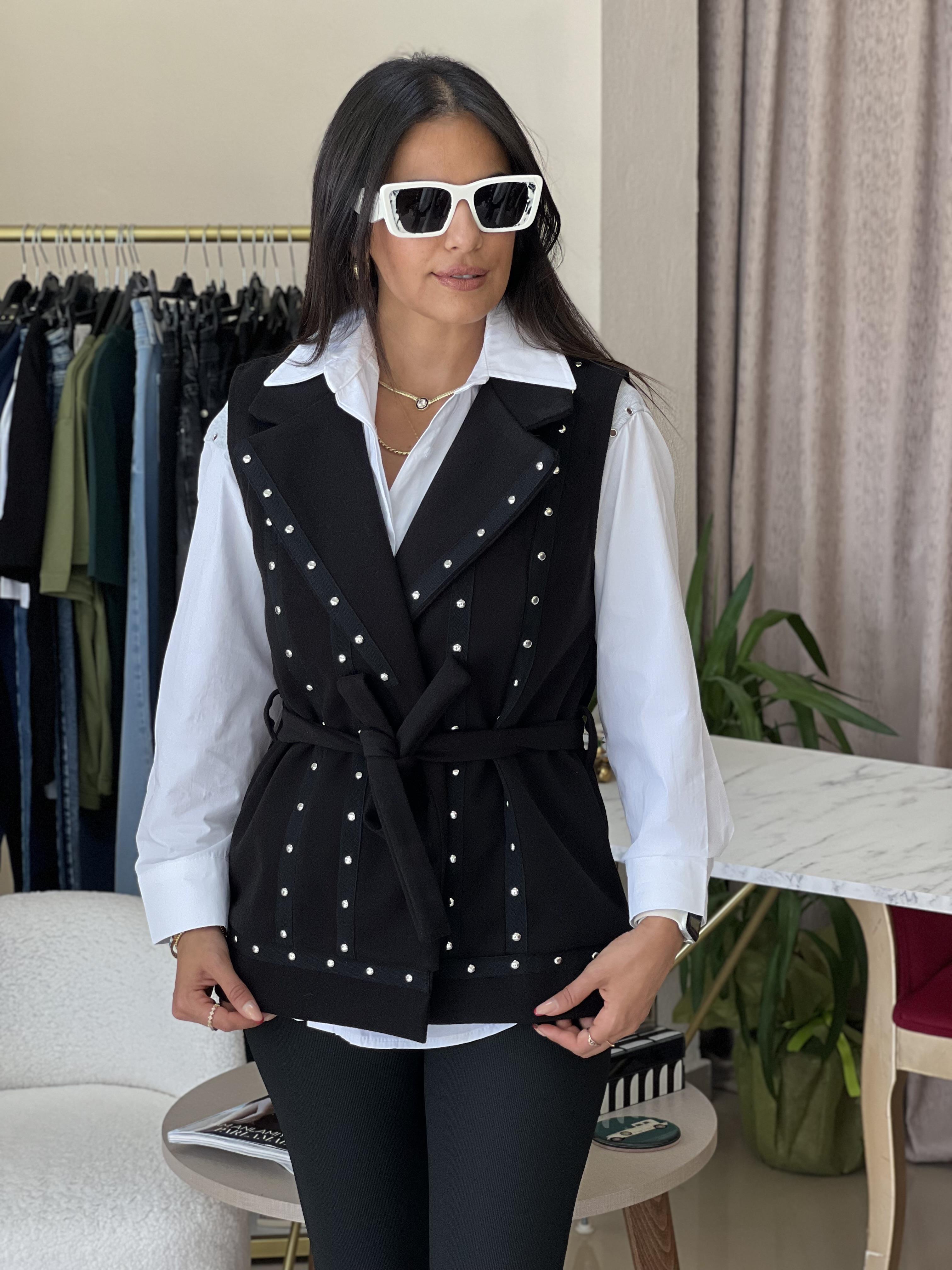 35160 DROP ÇAKIM ŞERİTLİ ZR CEKET