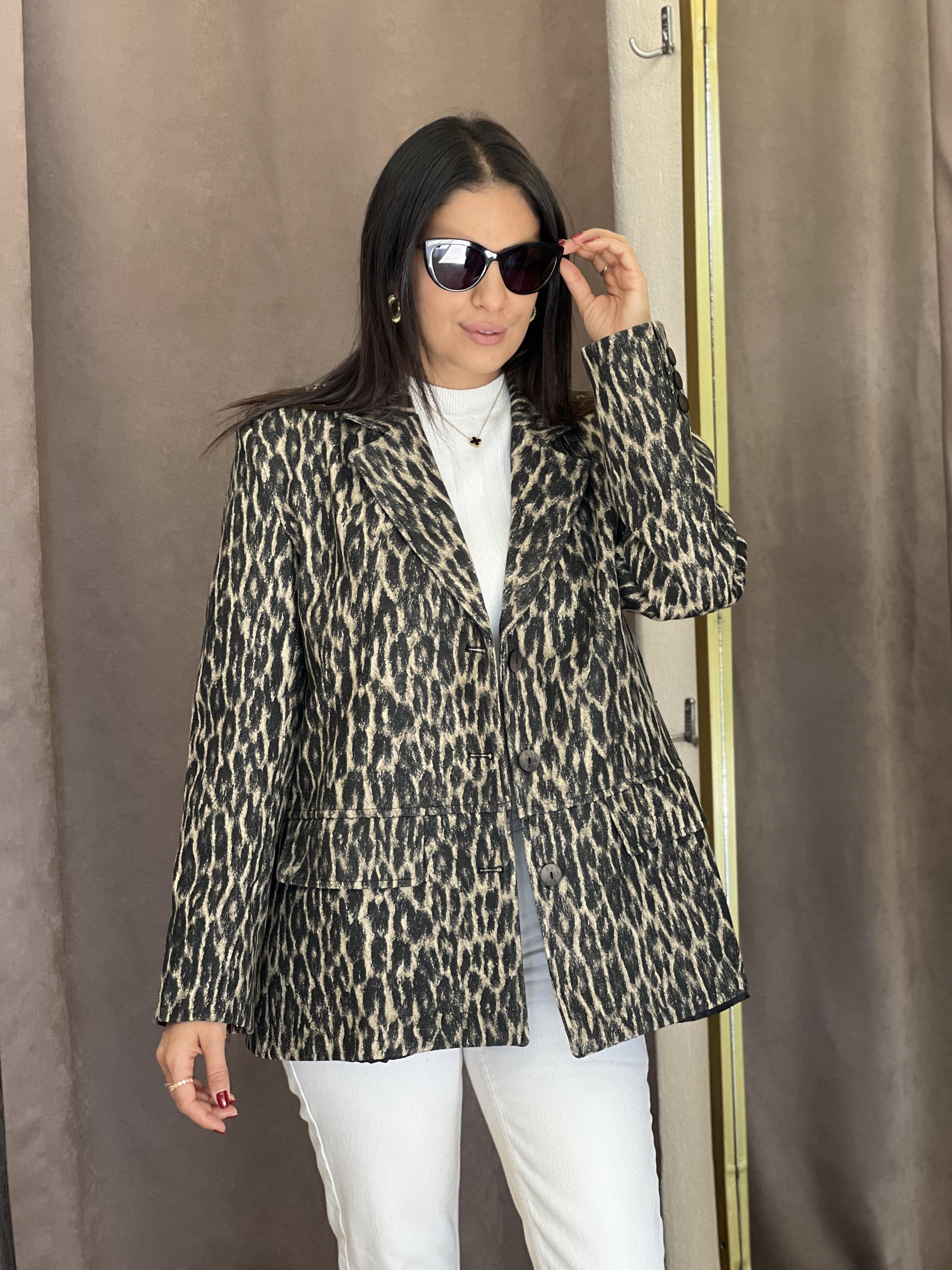 35537 LEOPAR BLAZER CEKET