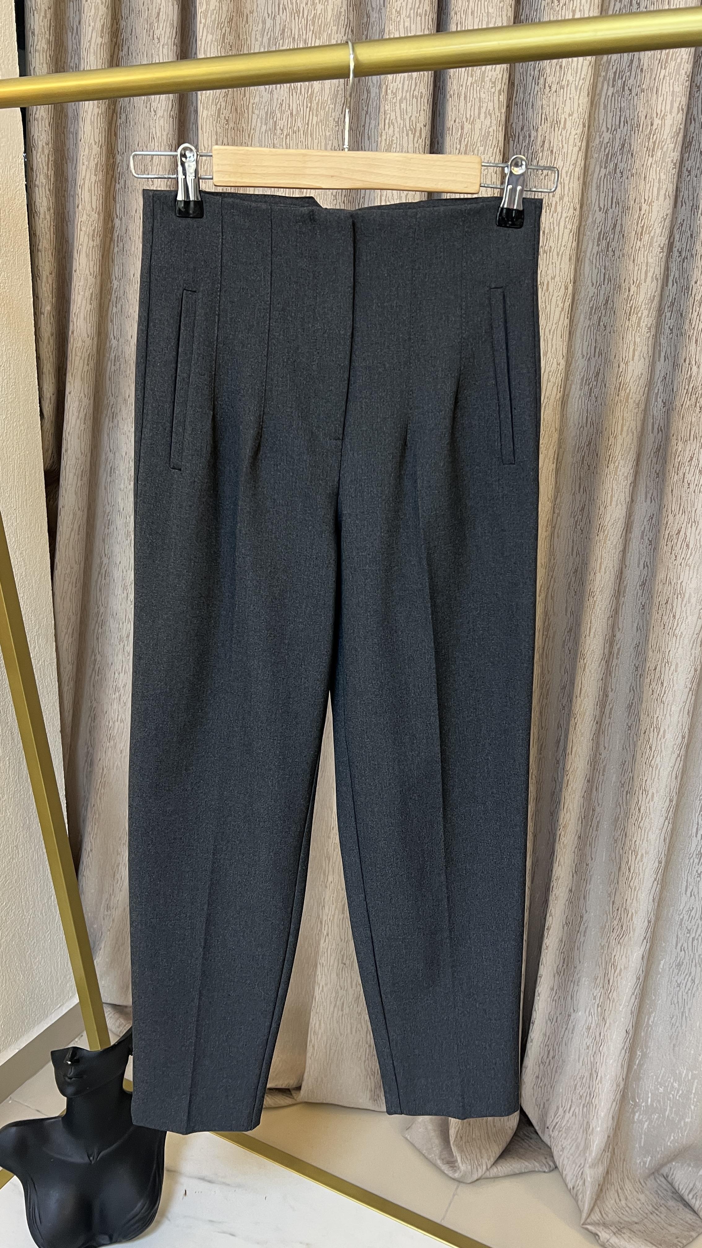 5113 KAROL FLATELO PANTOLON KOYU GRİ