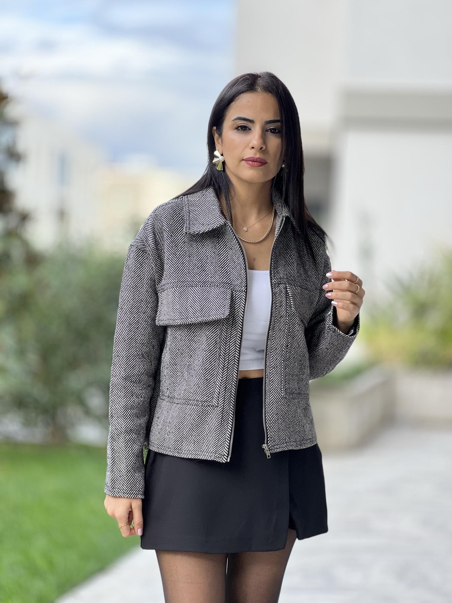 KAŞE CEKET GRİ