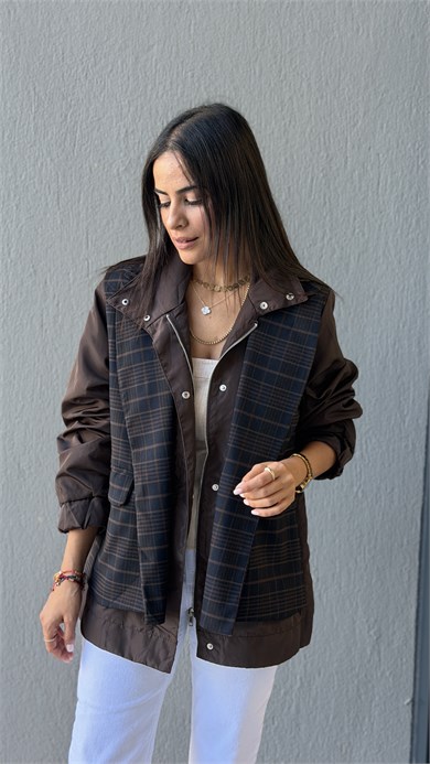 Orjinal Model Ekose Ceket