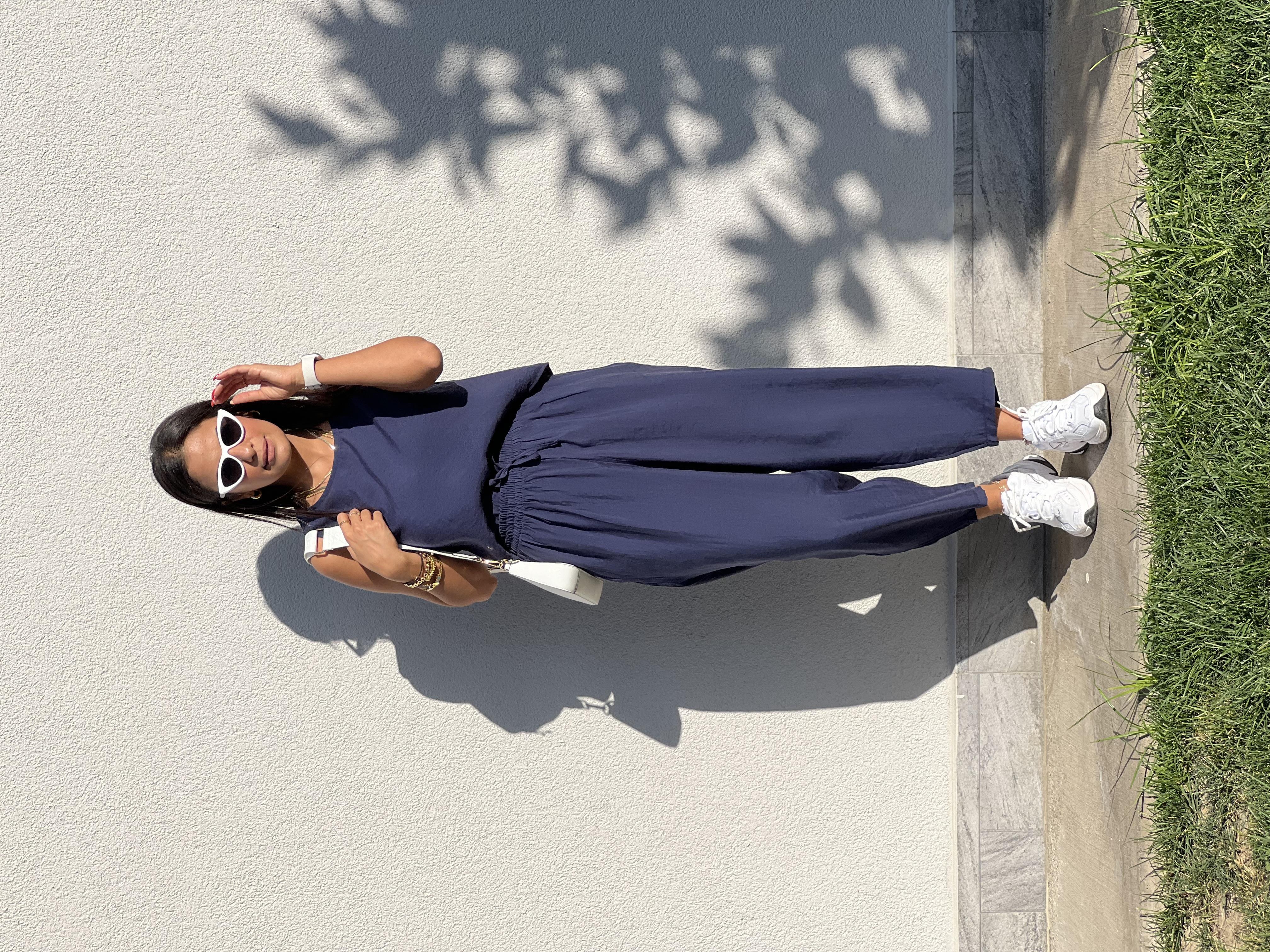 3089 Sofie Bluz Pantolon Takım Lacivert