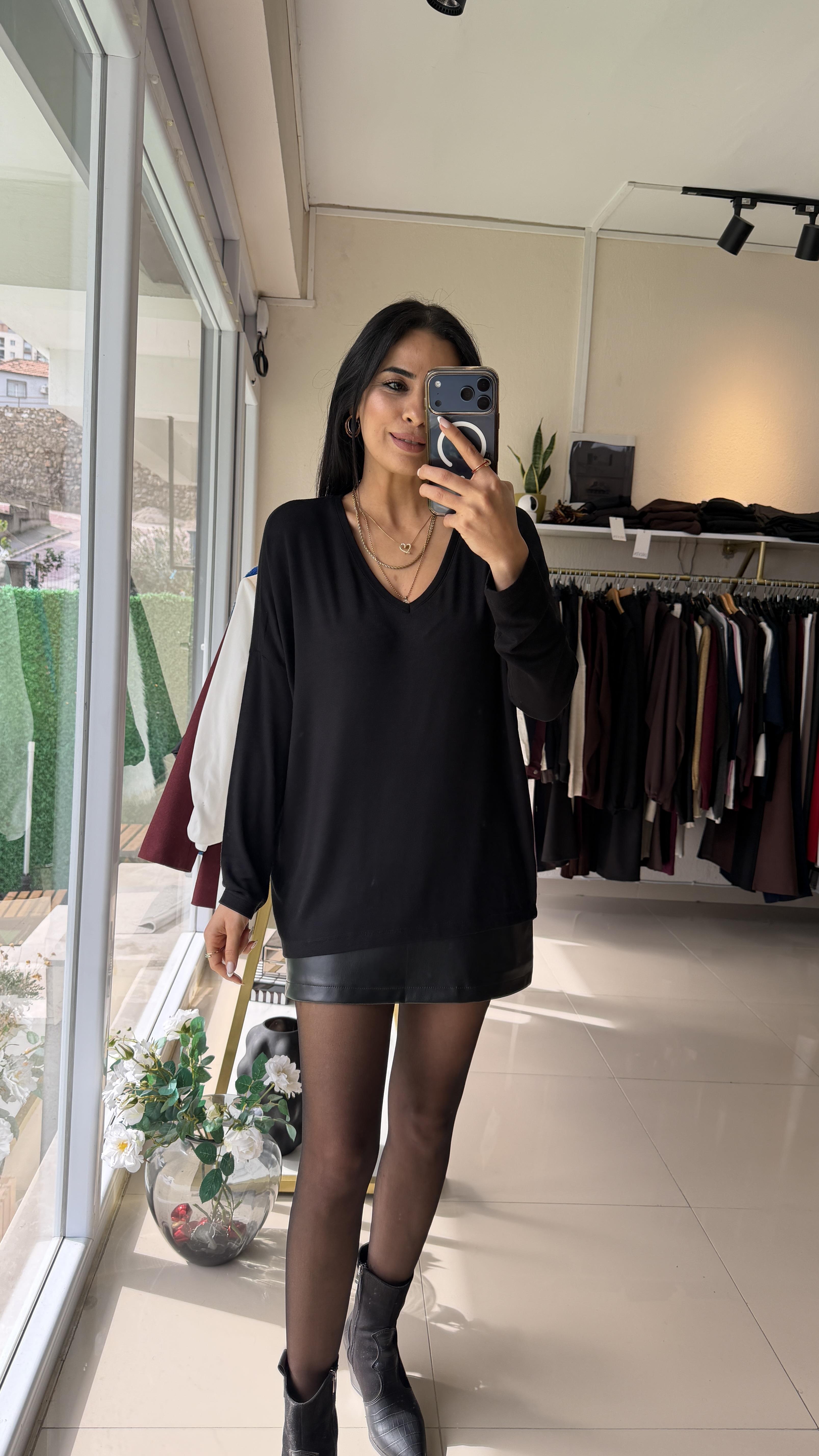 7590 BLUZ SİYAH