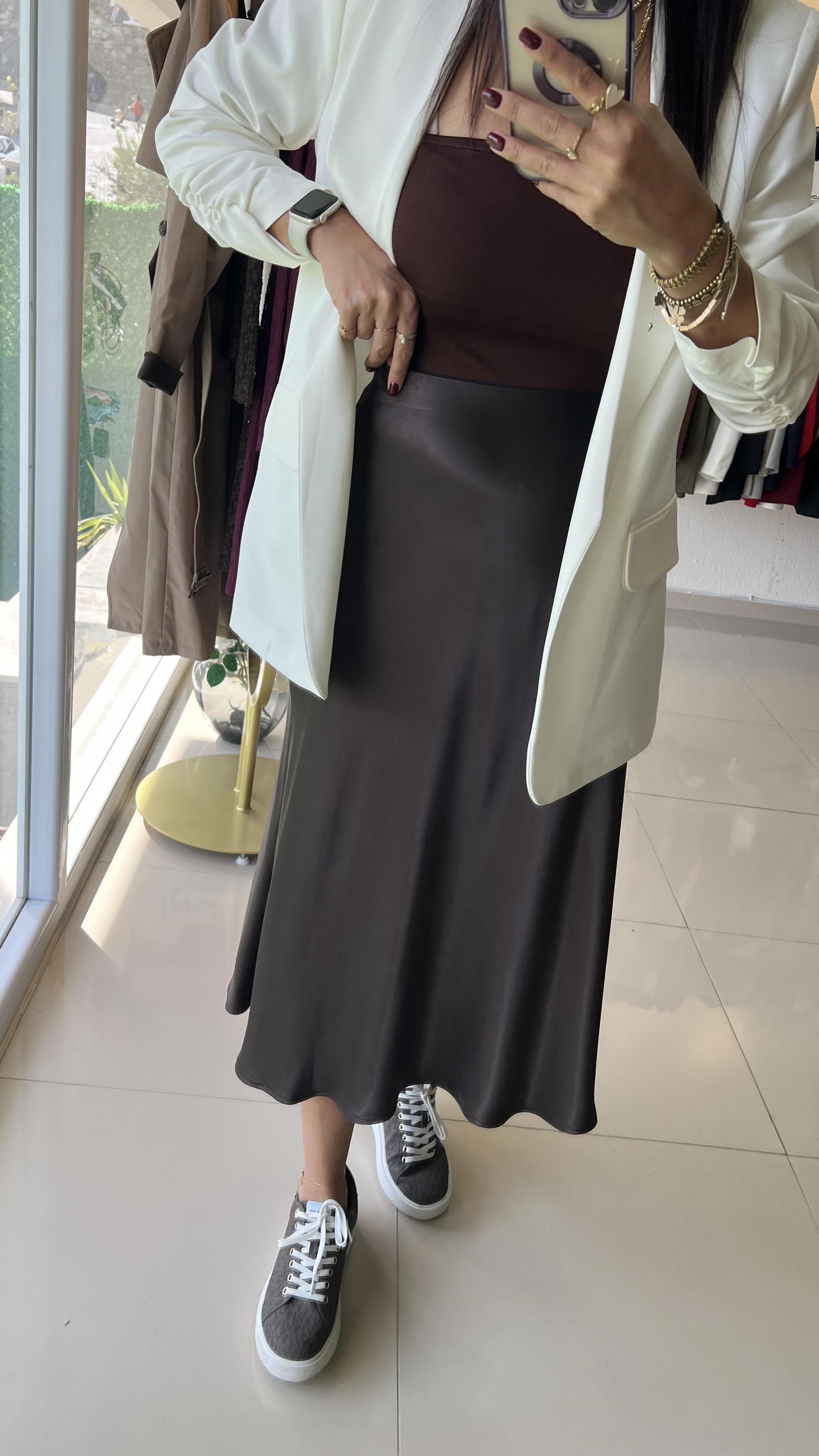 Beli Lastikli , Saten Etek , Kahve 251700
