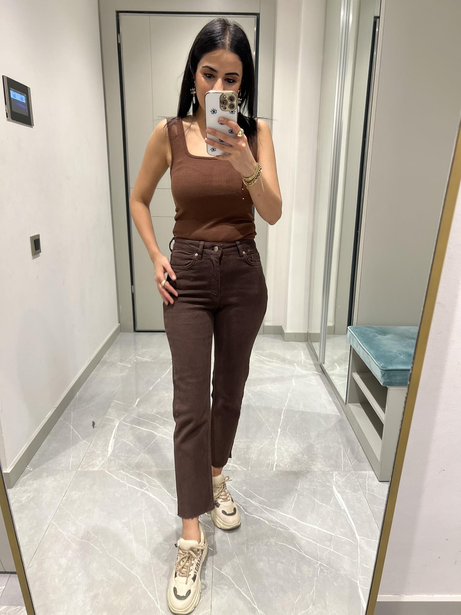 KAŞKORSE ATLET KAHVE 