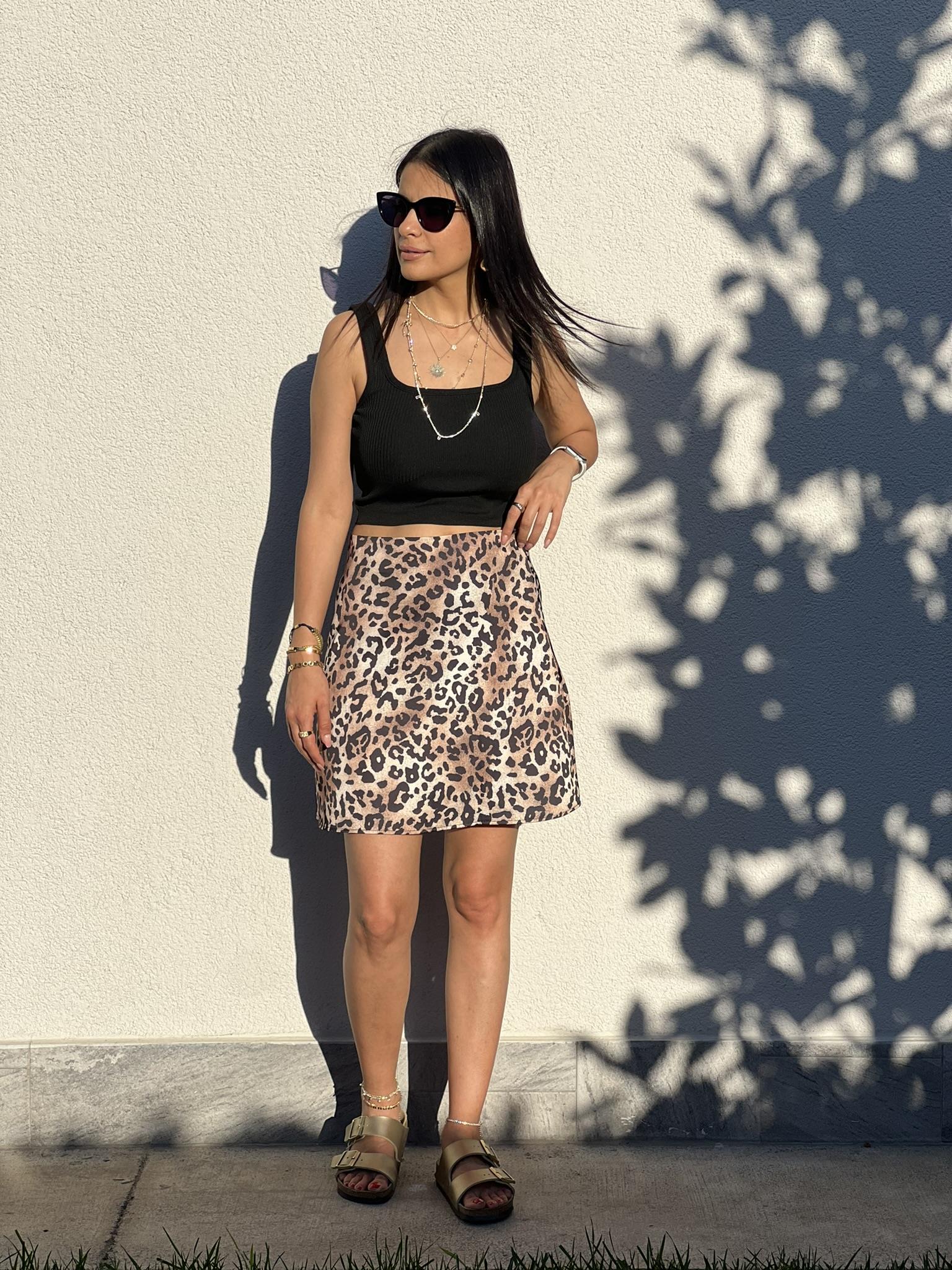 LEOPAR MİNİ ETEK