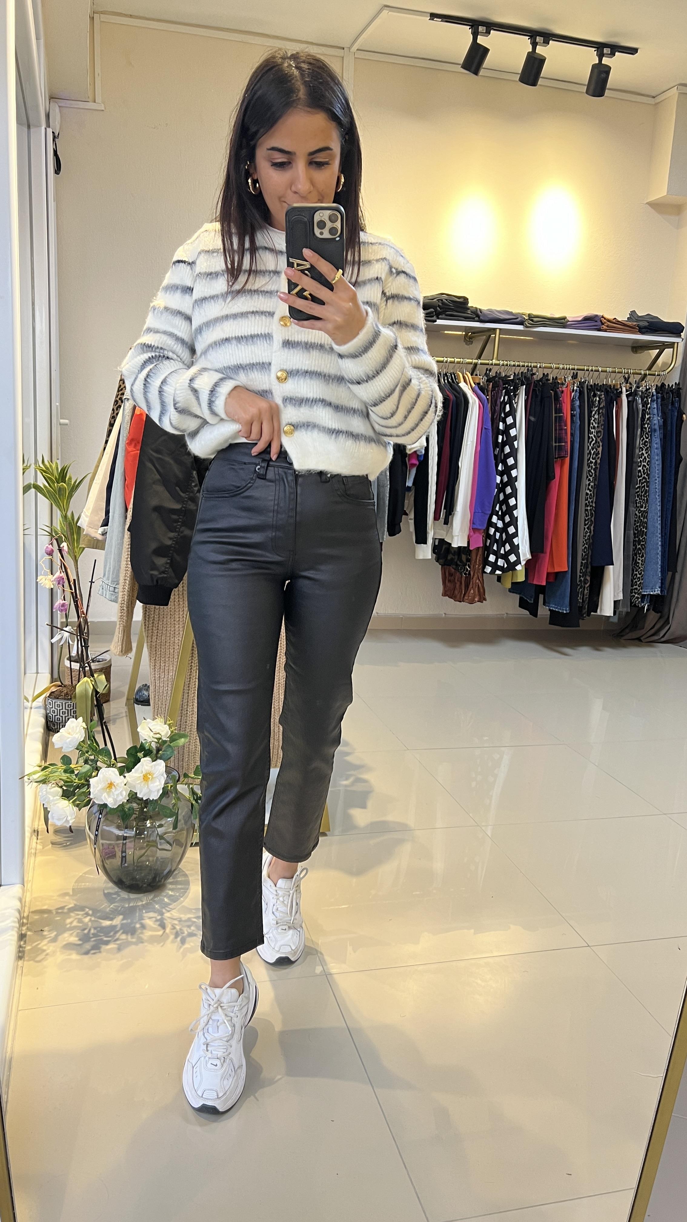 Premium Seri Boyfit Mumlu Pantolon Siyah 