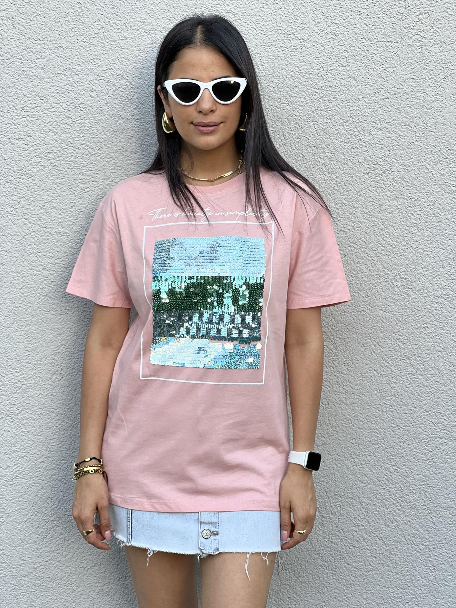 T-SHİRT PEMBE