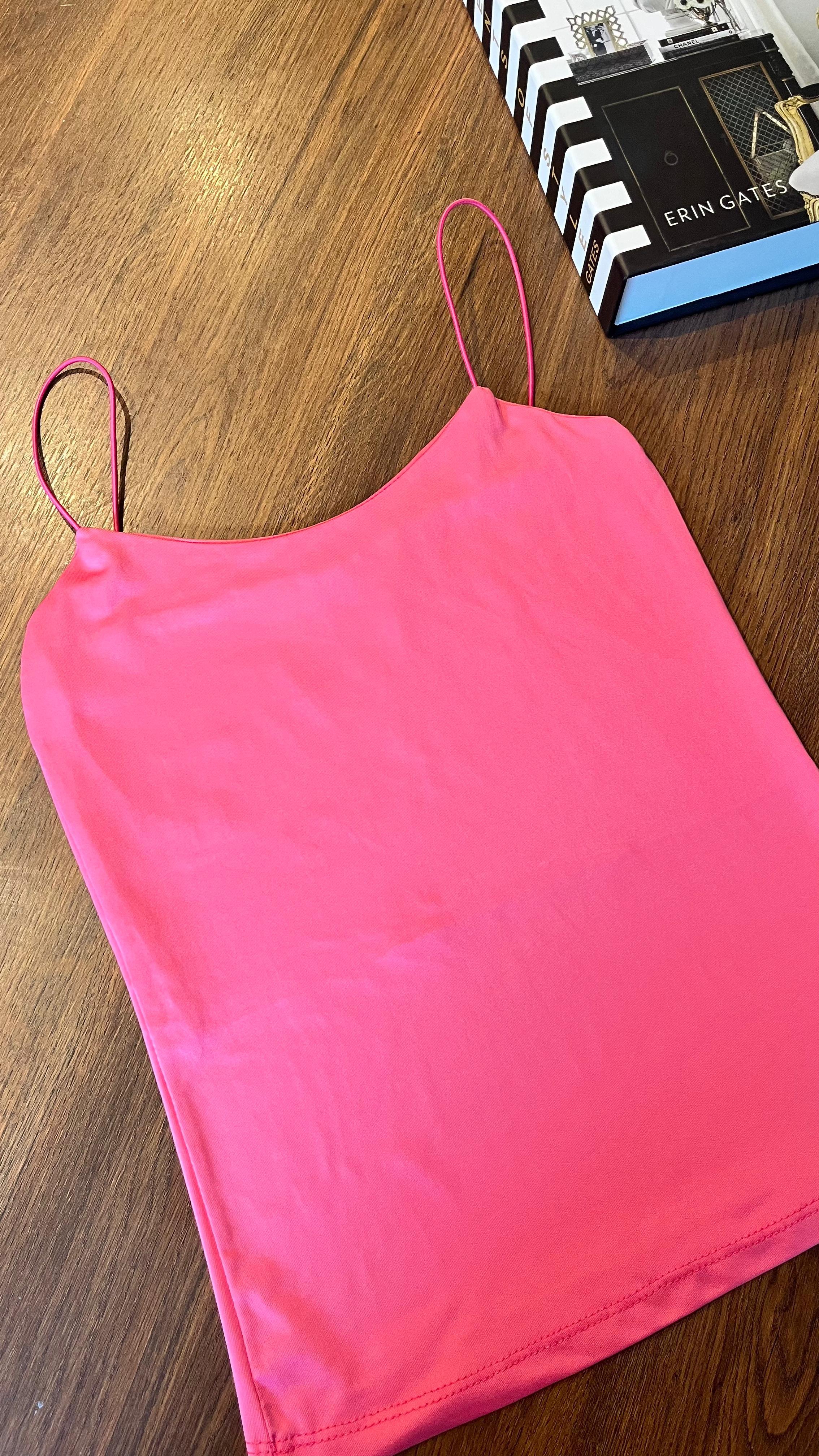 Y011 LASTİK ASKILI UZUN ATLET PEMBE