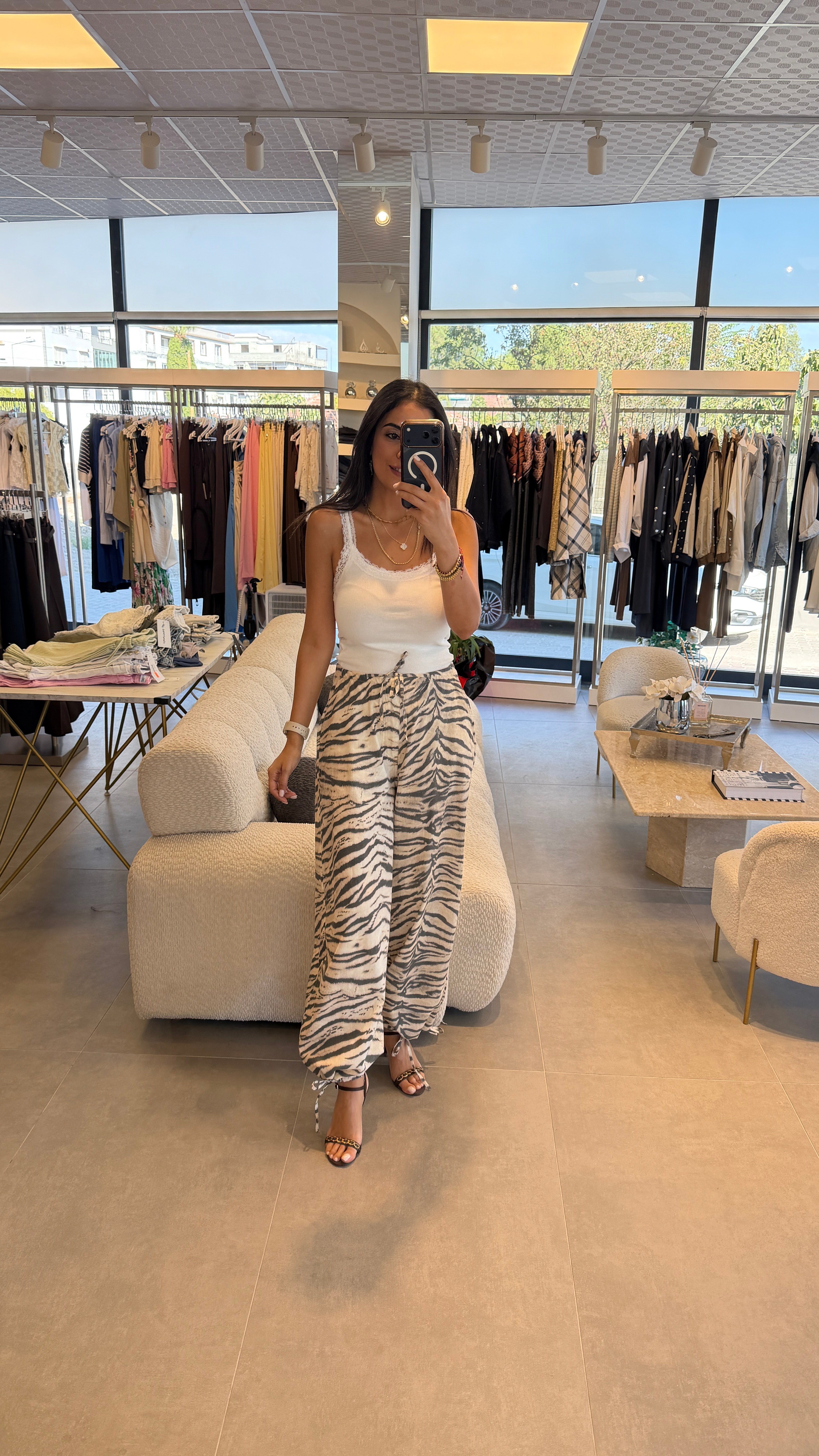 ZEBRA DESENLİ PANTOLON