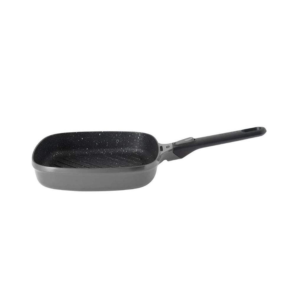 Gem Stay Cool Çıkarılabilir saplı Kare Izgara Tava Gri 24 Cm