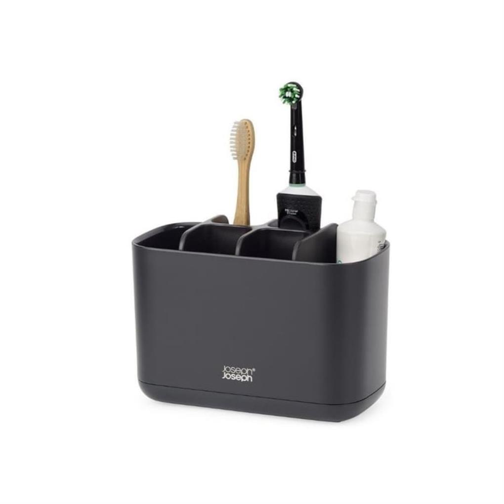 JJ EasyStore Büyük Diş Fırçası Kabı Mat Siyah