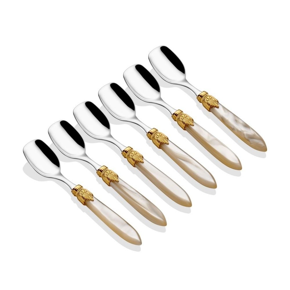 LAURA RİNG KEMİK 6'LI DONDURMA KAŞIĞI SETİ