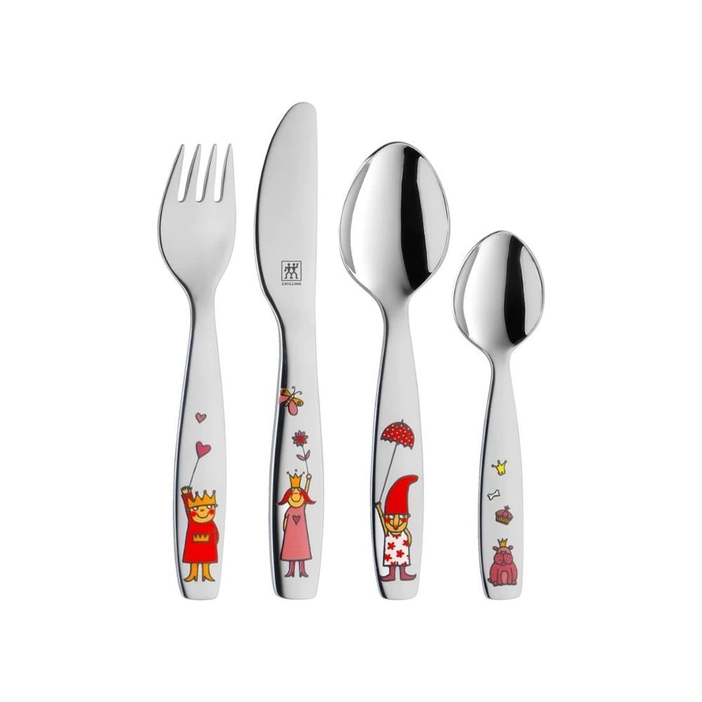 PRİNCESS EMİLİE ÇOCUK ÇATAL KAŞIK BIÇAK SETİ - 4 PARÇA